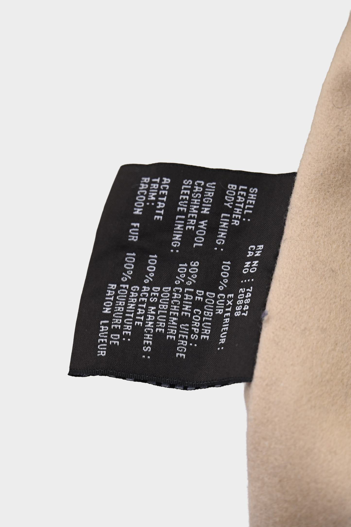 Andrew Marc Leather Jacket with Raccoon Fur Collar