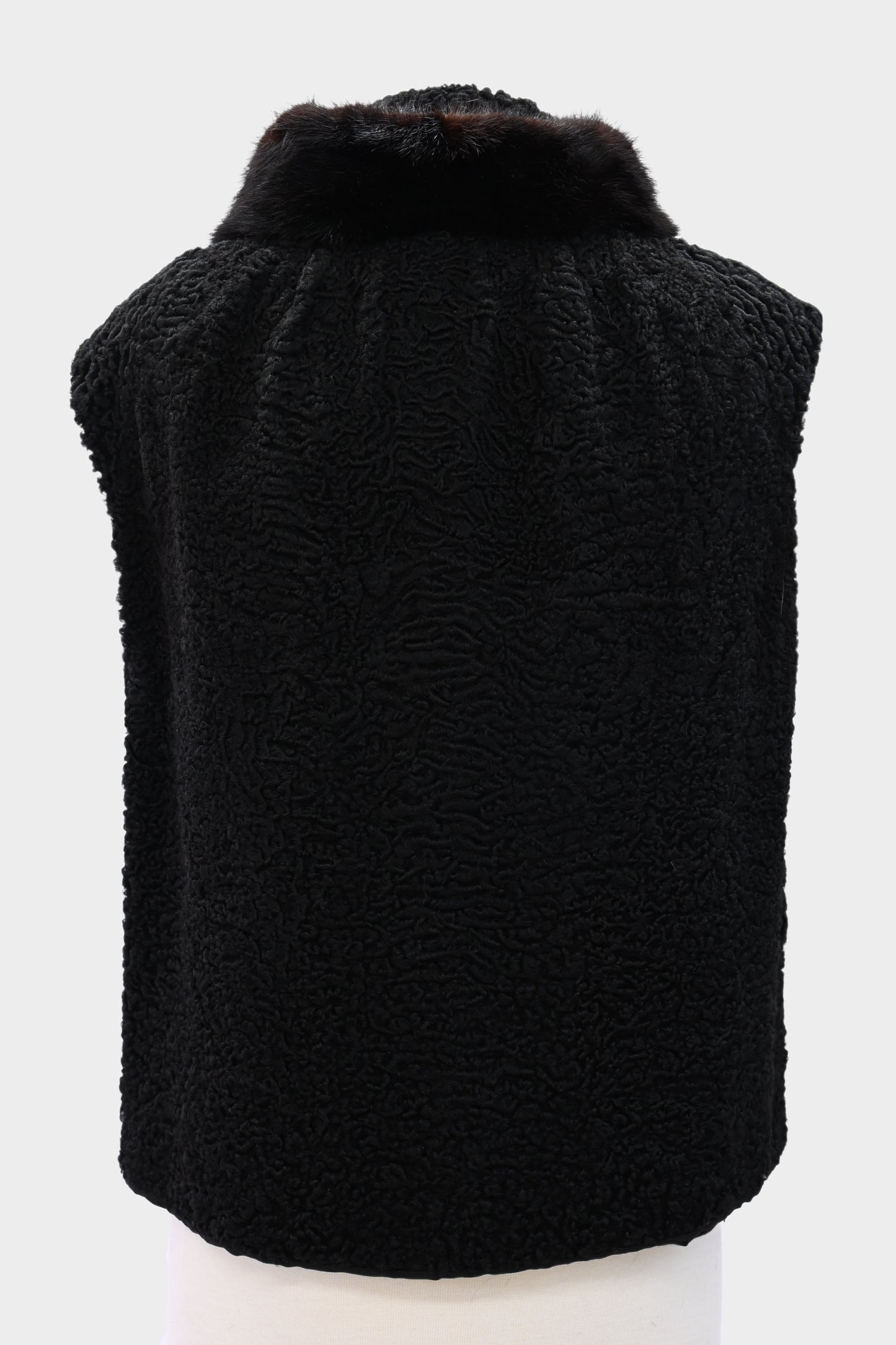 Broadtail Lamb & Mink Fur Vest