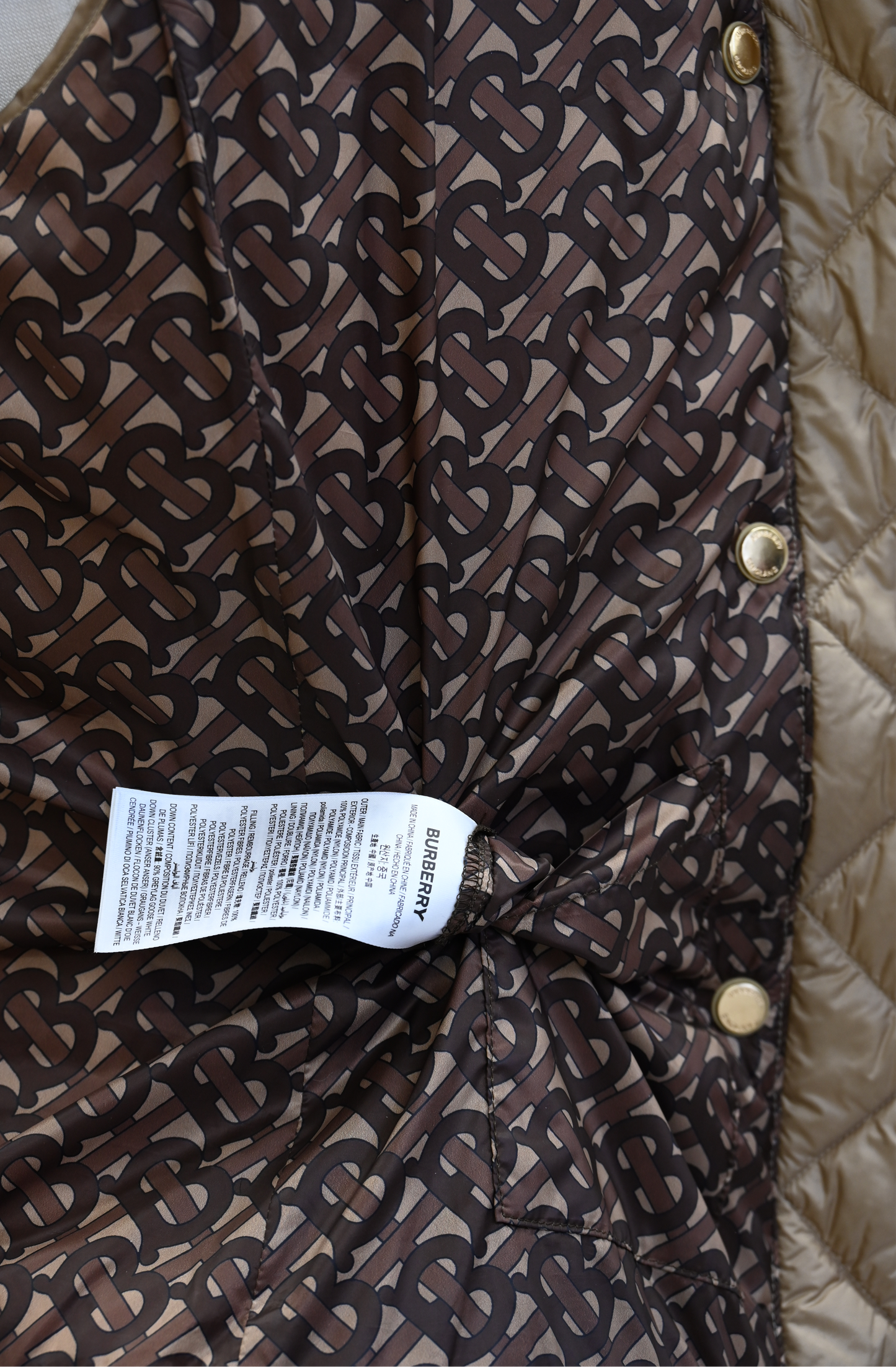 Burberry Puffer Vest