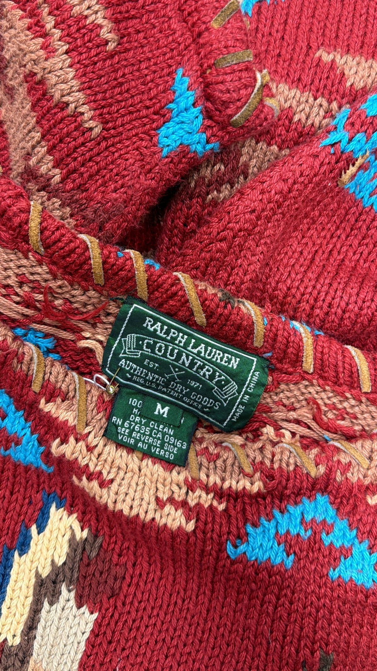 Ralph Lauren Country Western Sweater Rare