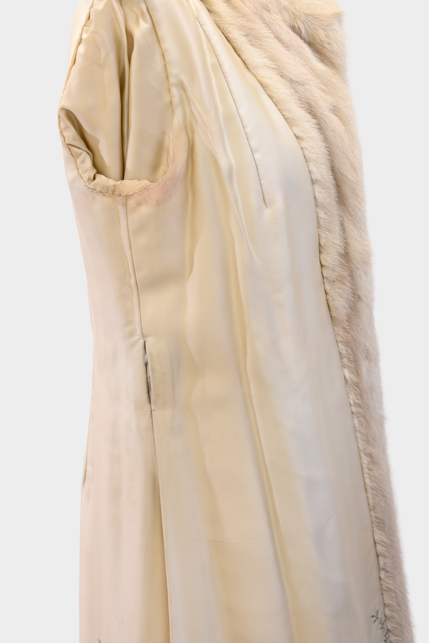 Ivory Mink Fur Coat
