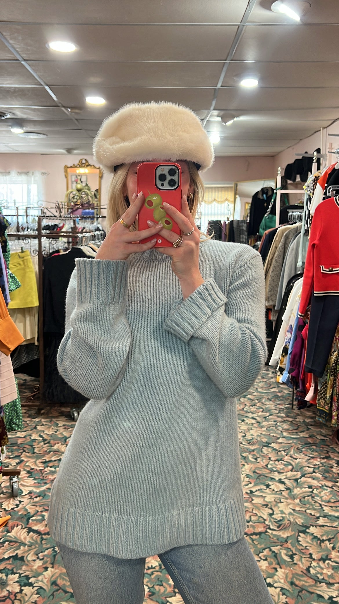 Burberry Prorsum Mink Hat