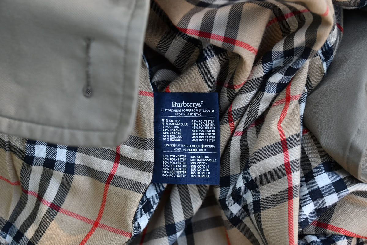 Vintage Burberrys Olive Trench Coat