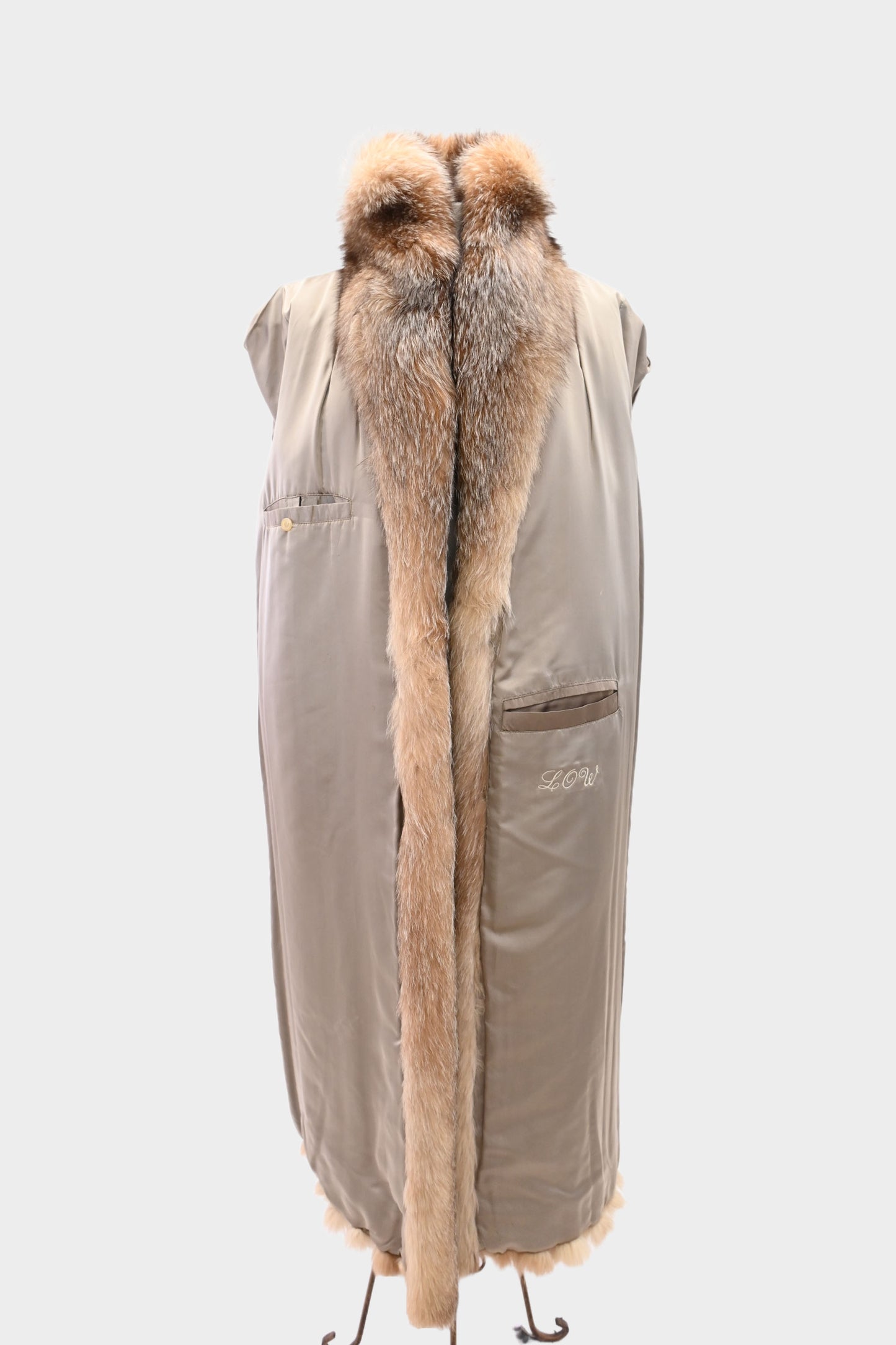 Crystal Fox Fur Coat