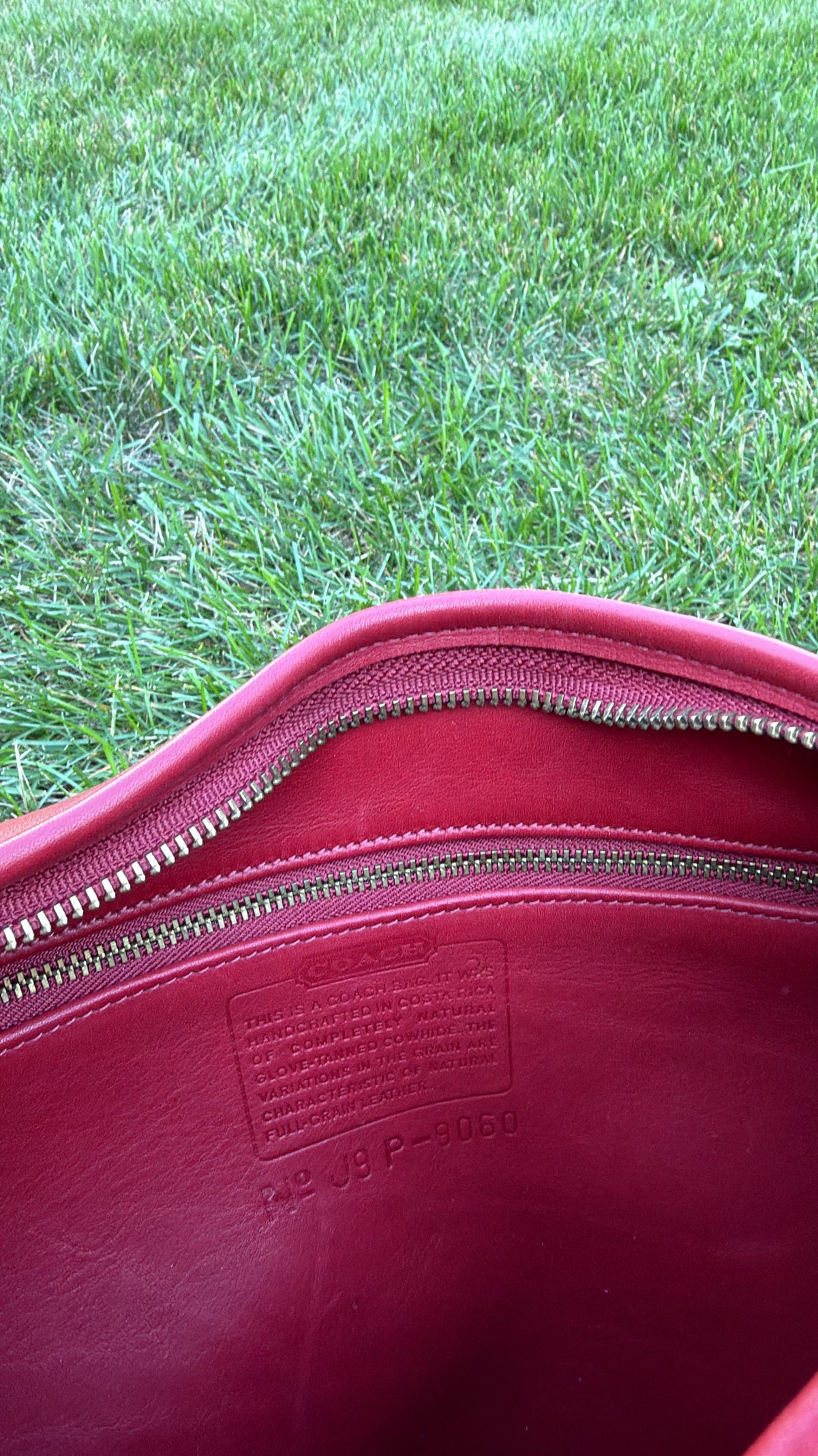 Vintage Coach Legacy Slim Duffle 9060 Leather Shoulder Bag