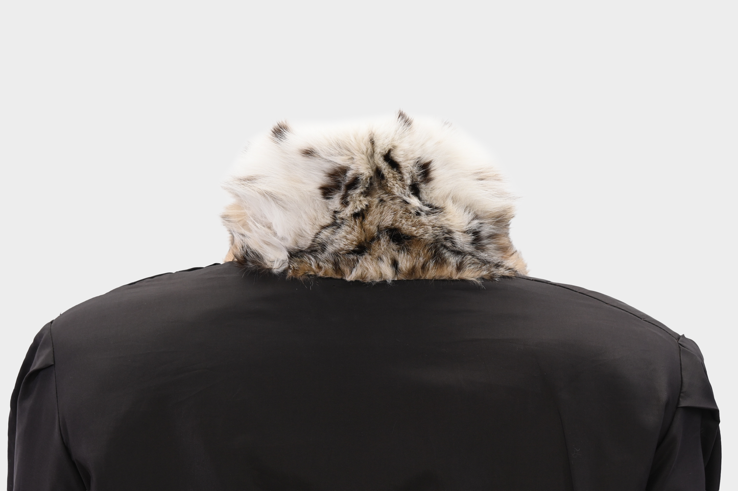 Sheared Mink Jacket with Genuine Lynx Shawl Collar