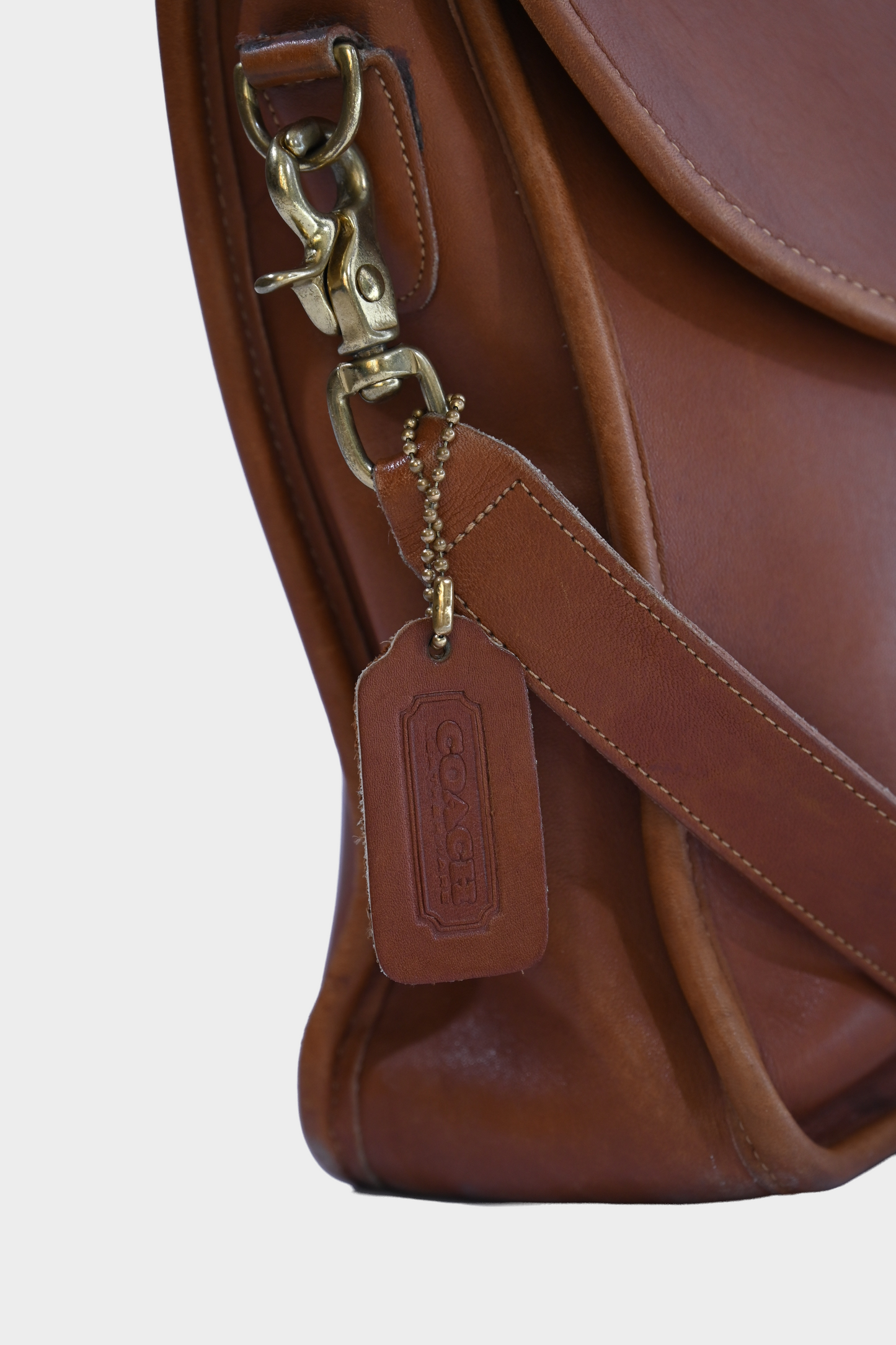 Vintage Coach Lexington Briefcase British Tan Glove Tanned Leather USA Made