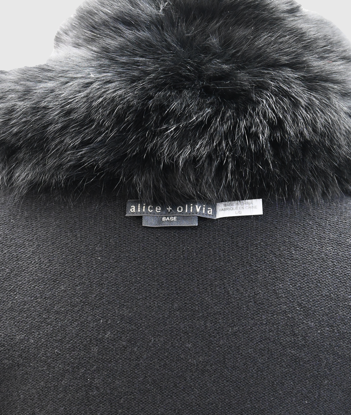Alice & Olivia Fox Fur Sweater