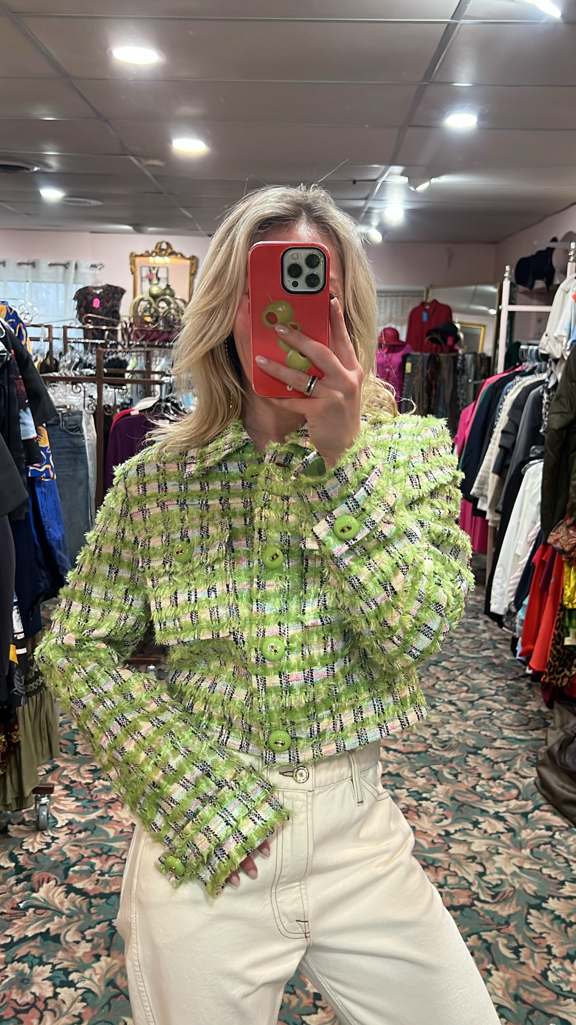 St. John Spring 2025 Tweed Crop Jacket NWT