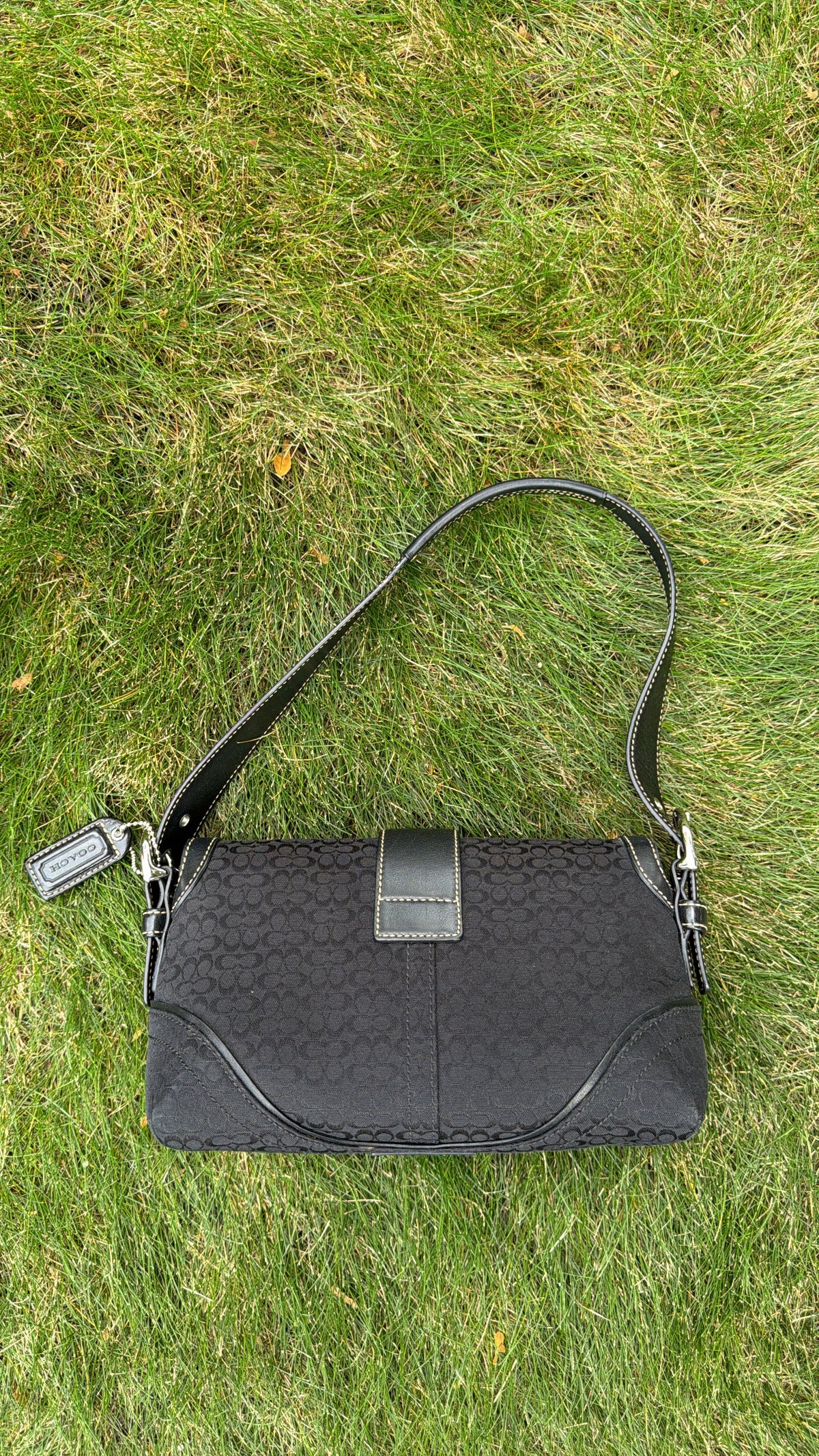 Vintage 2005 Coach Soho Signature C Flap Shoulder Bag
