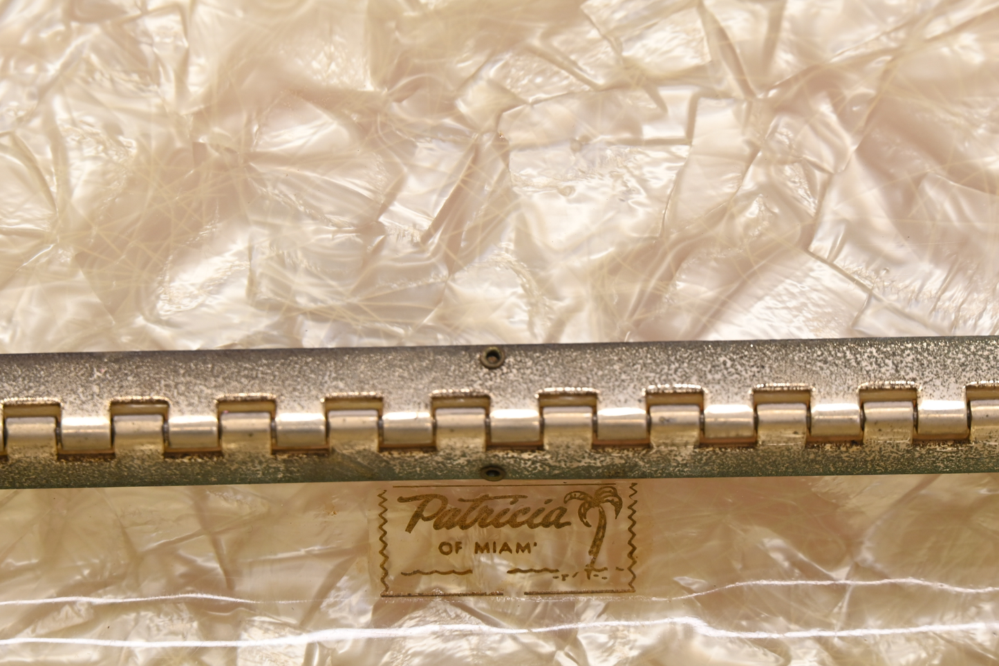 Vintage Patricia of Miami Lucite Clutch
