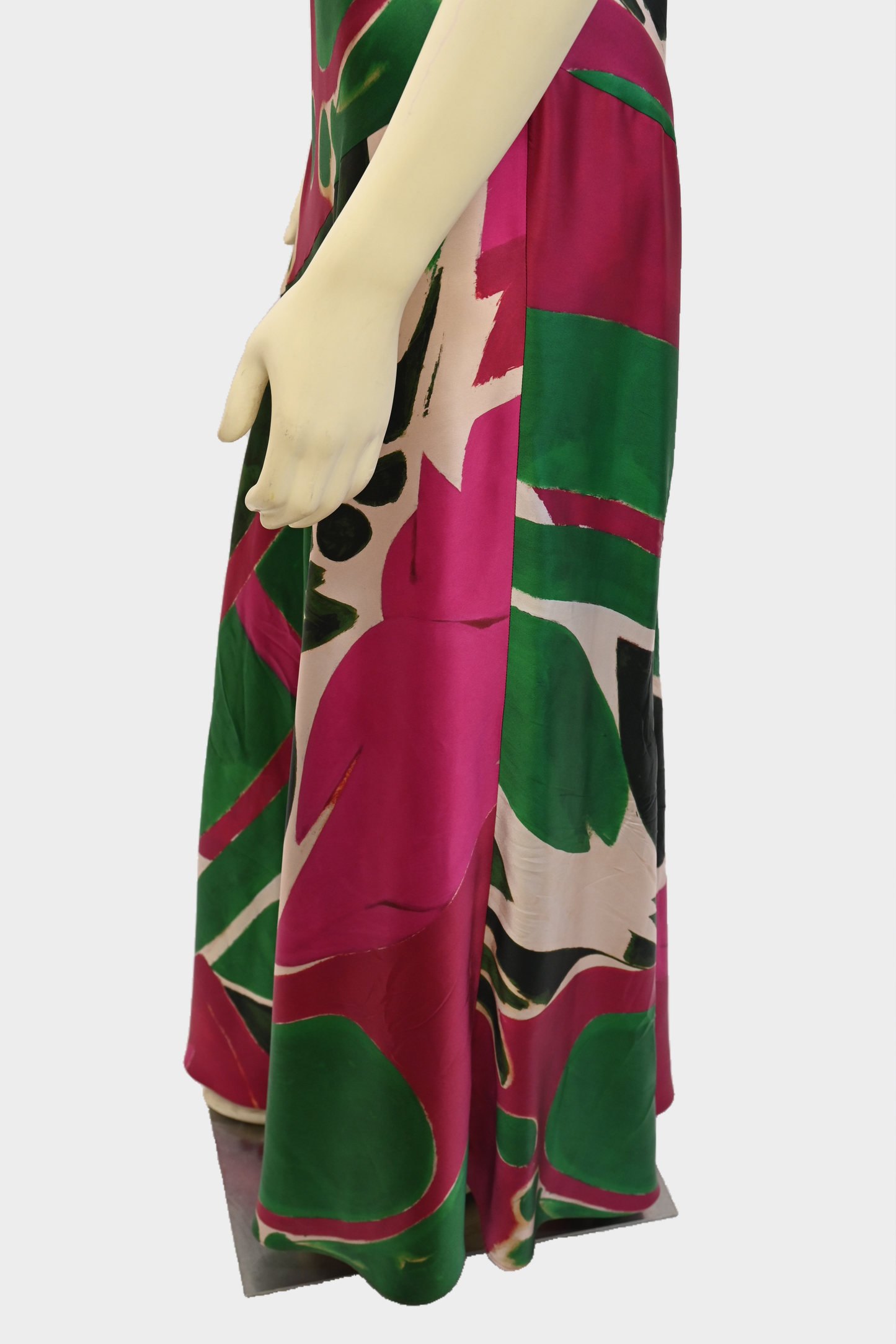 Ulla Johnson Gaea Palingenesis Runway Opening Look Silk Dress