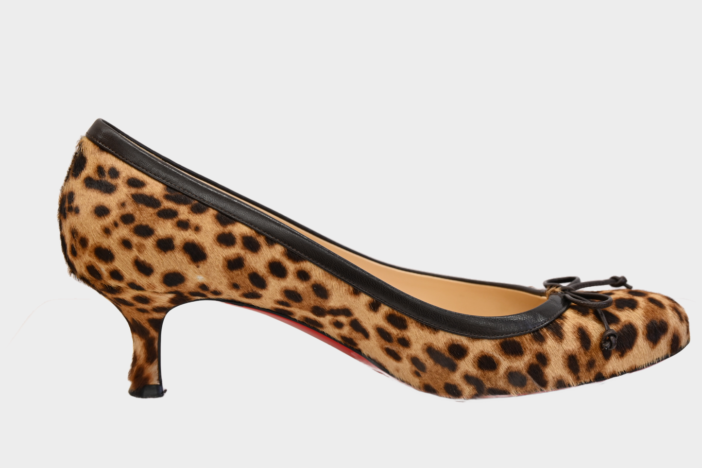 Christian Louboutin Leopard Pony Hair Heels