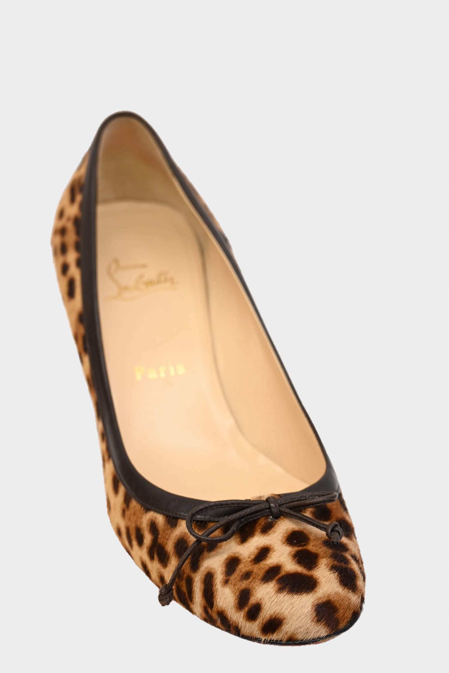 Christian Louboutin Leopard Pony Hair Heels