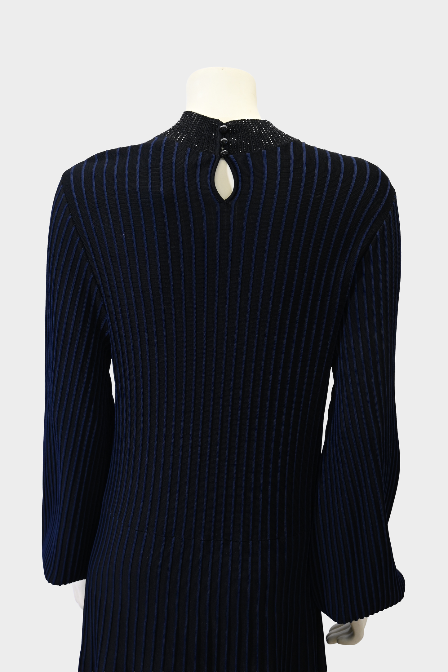 Giorgio Armani Navy Striped Dress