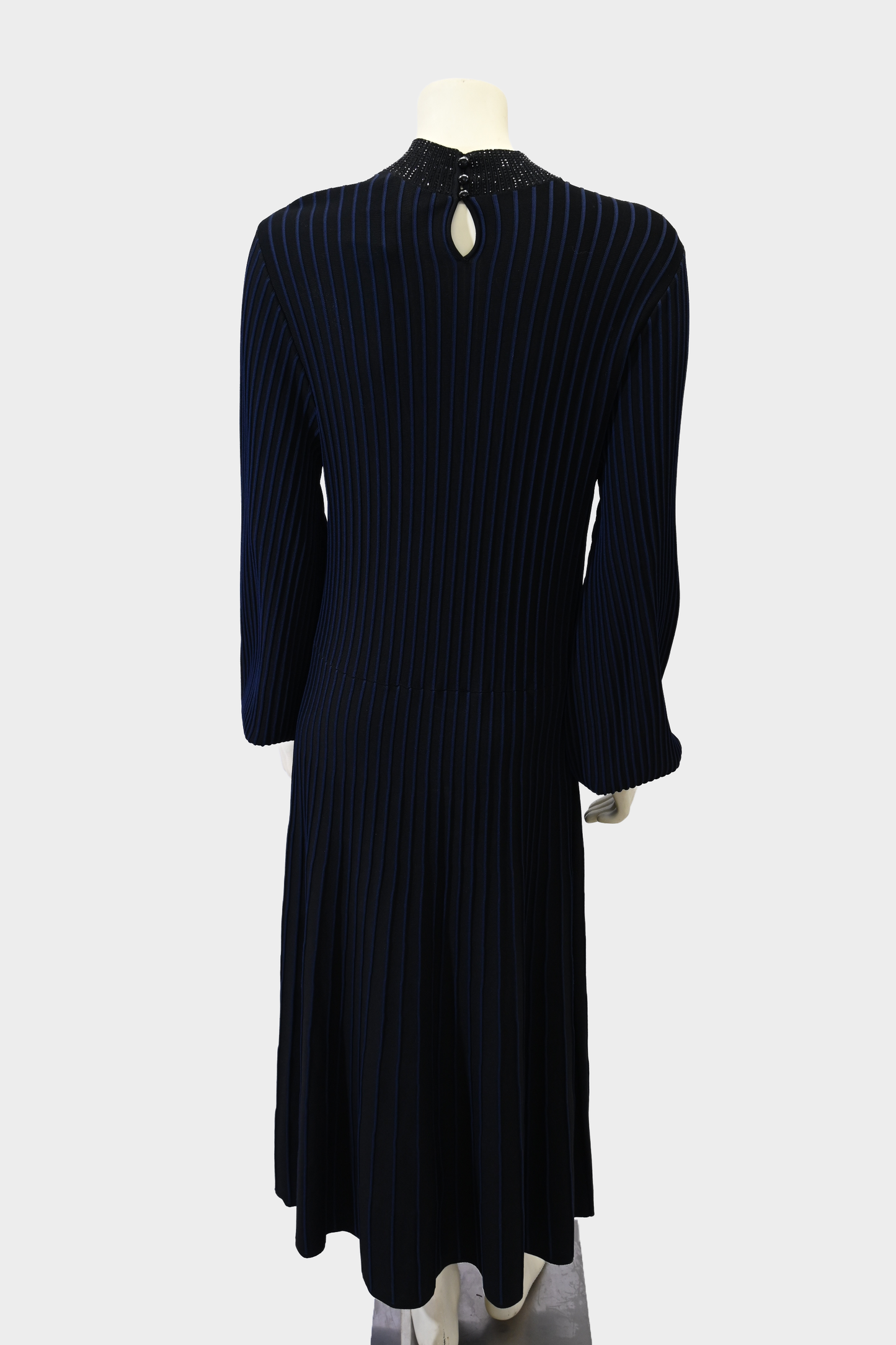 Giorgio Armani Navy Striped Dress