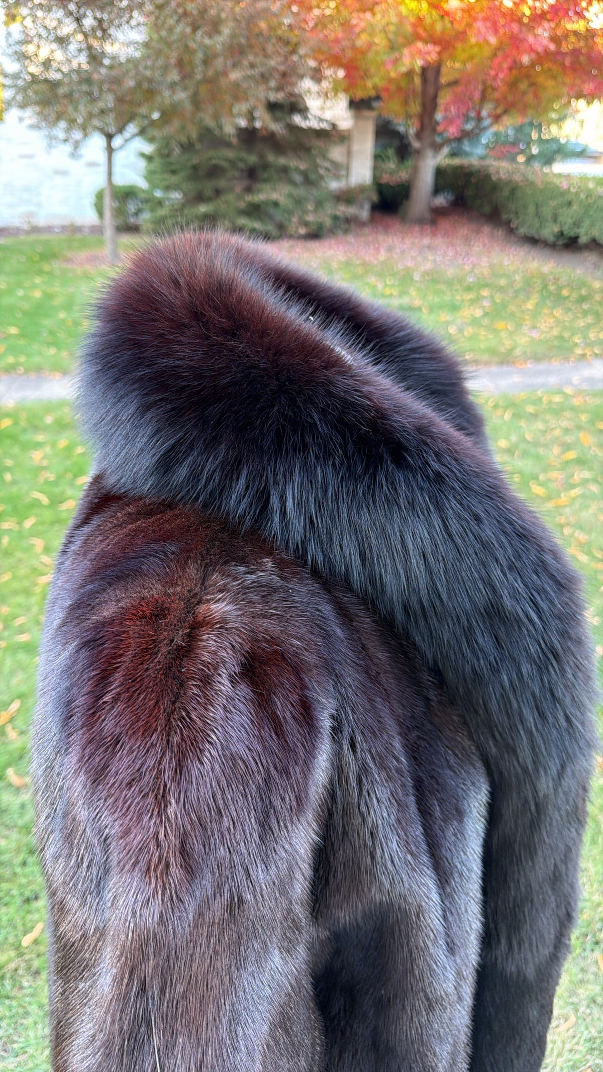 Mink & Fox Fur Reversible Fur Coat