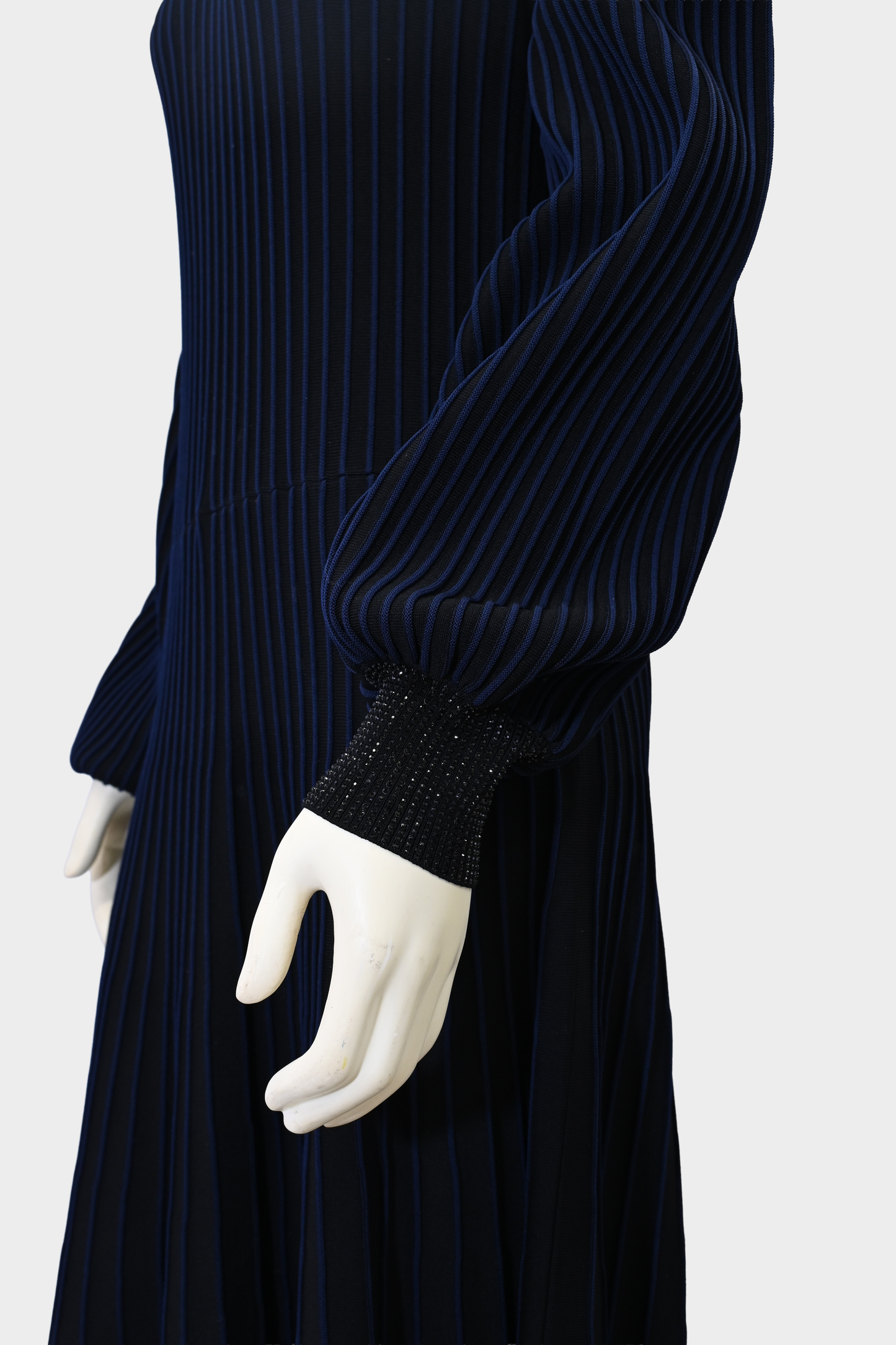 Giorgio Armani Navy Striped Dress
