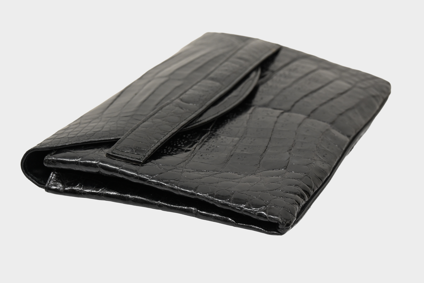 Marshall Fields Exotic Leather Clutch