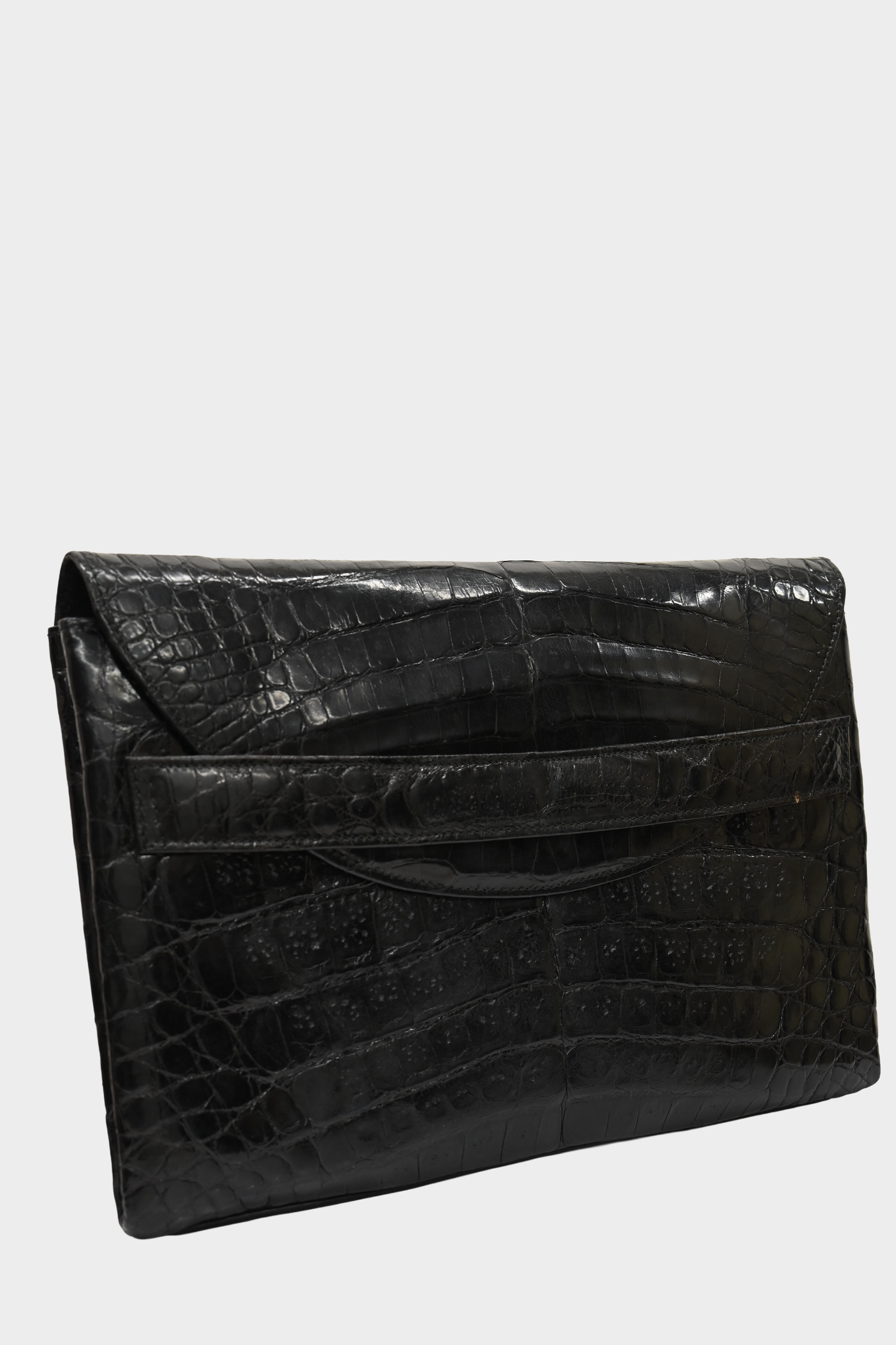 Marshall Fields Exotic Leather Clutch