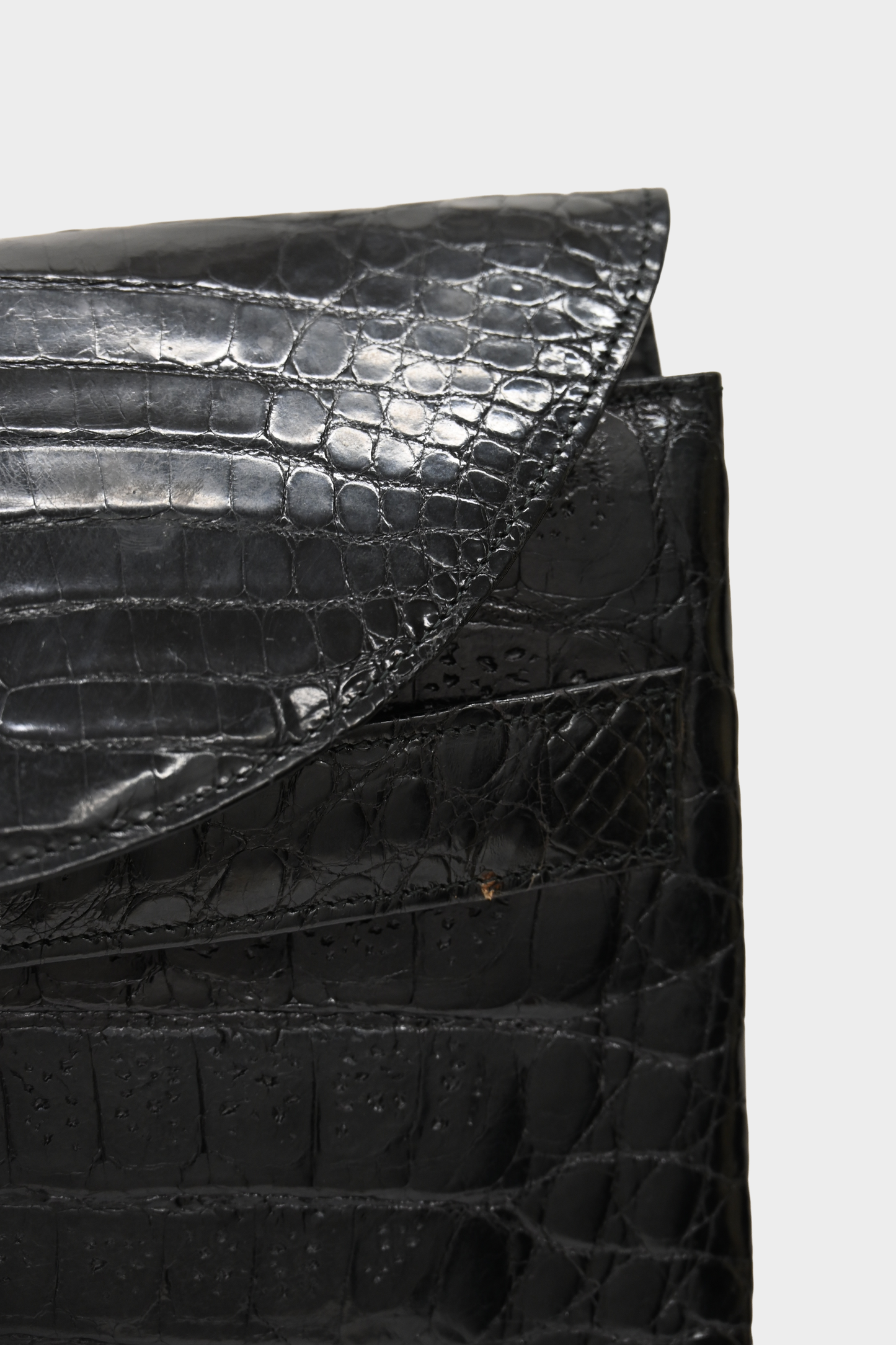 Marshall Fields Exotic Leather Clutch