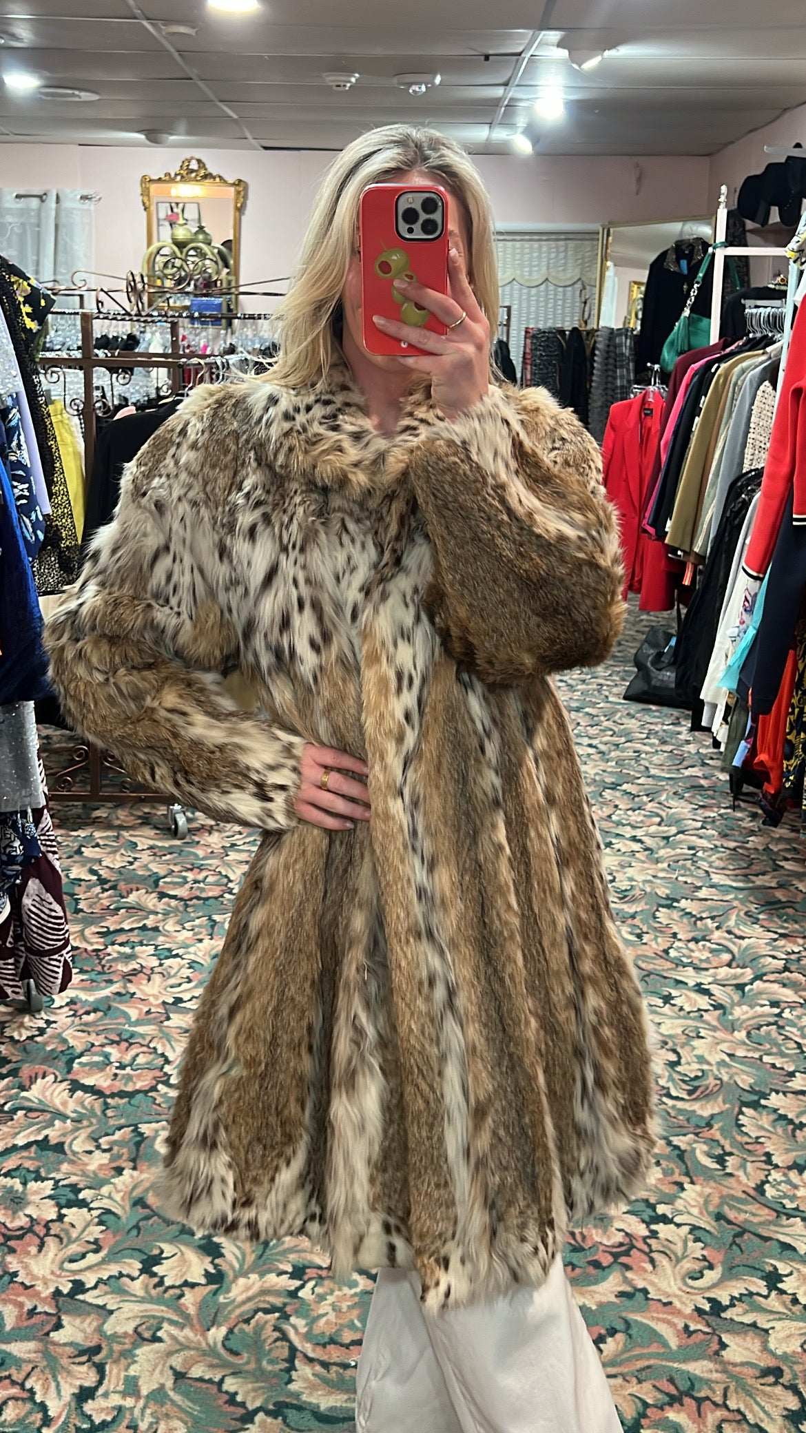 Lynx Fur Stroller Coat