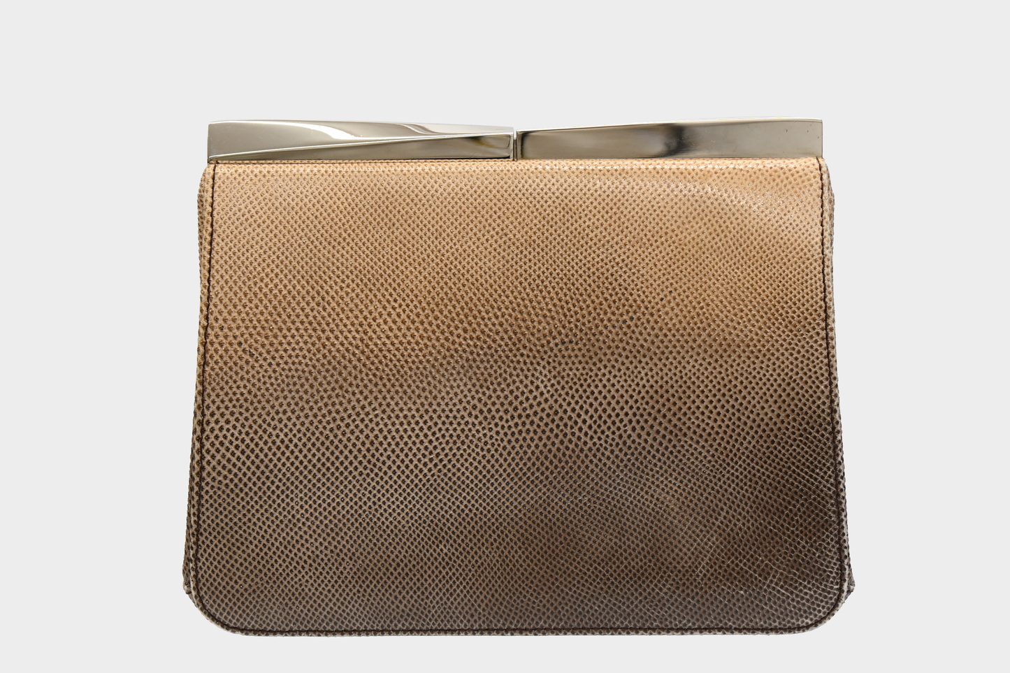 Salvatore Ferragamo Lizard Clutch Crossbody Bag Vintage