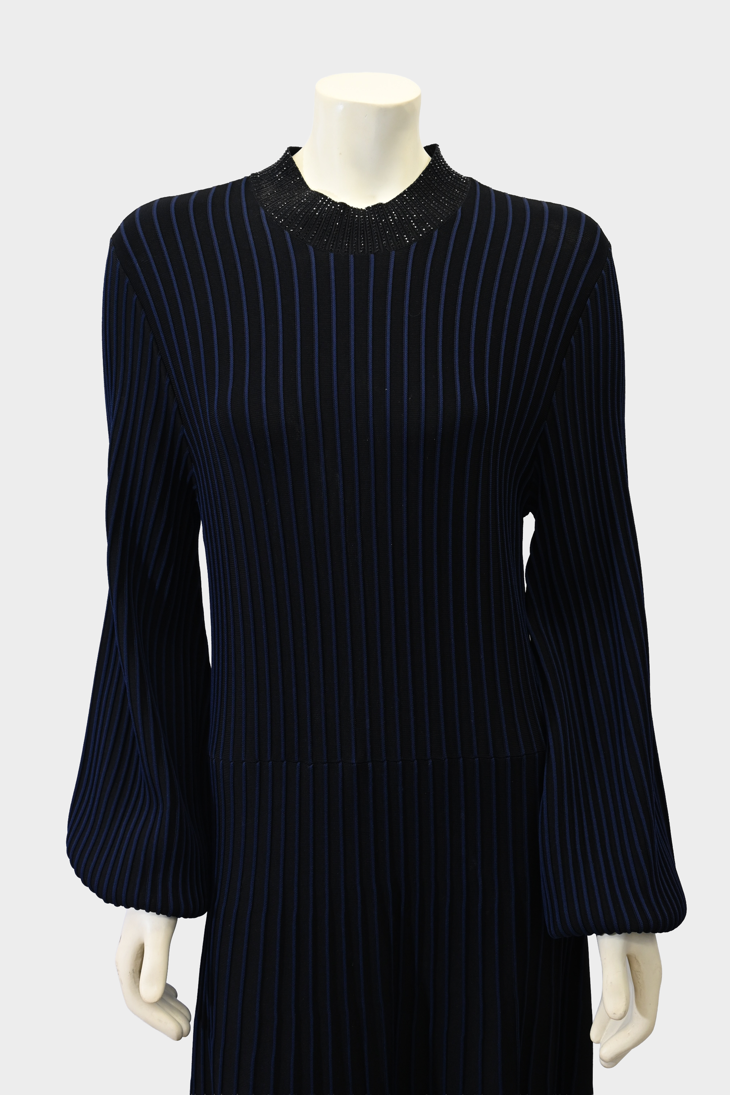 Giorgio Armani Navy Striped Dress