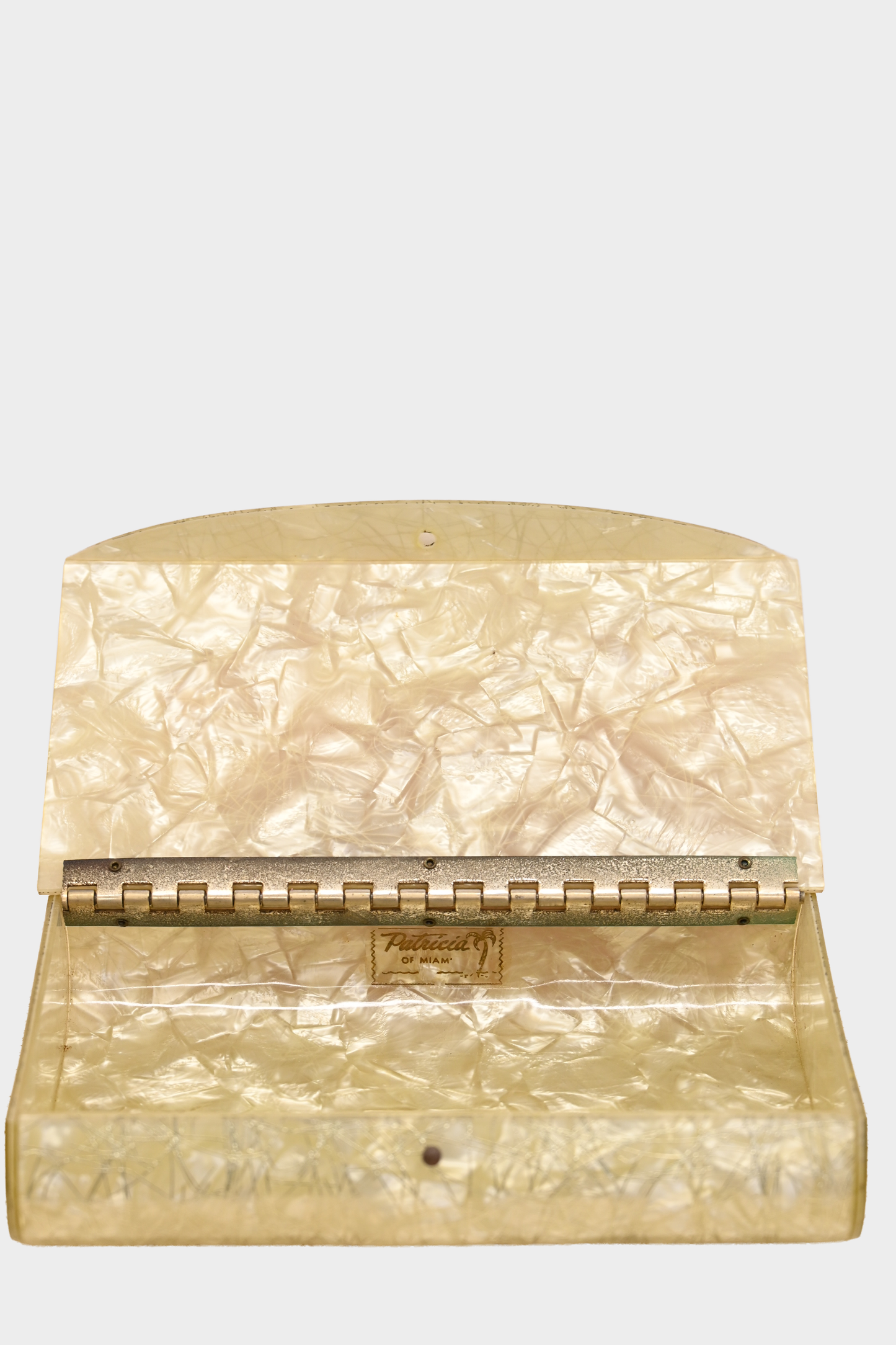 Vintage Patricia of Miami Lucite Clutch