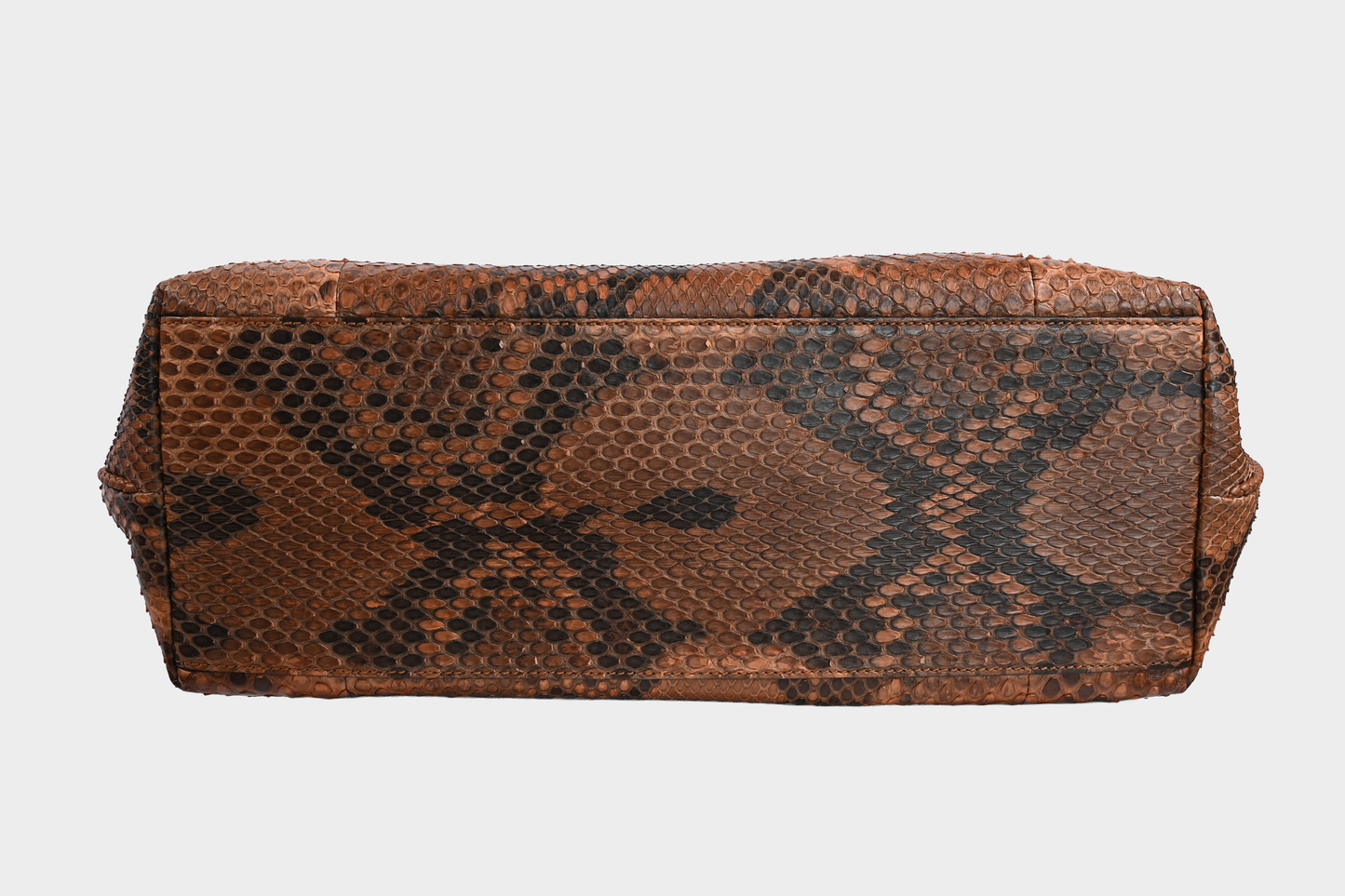 Gucci Python Bamboo Tote Bag