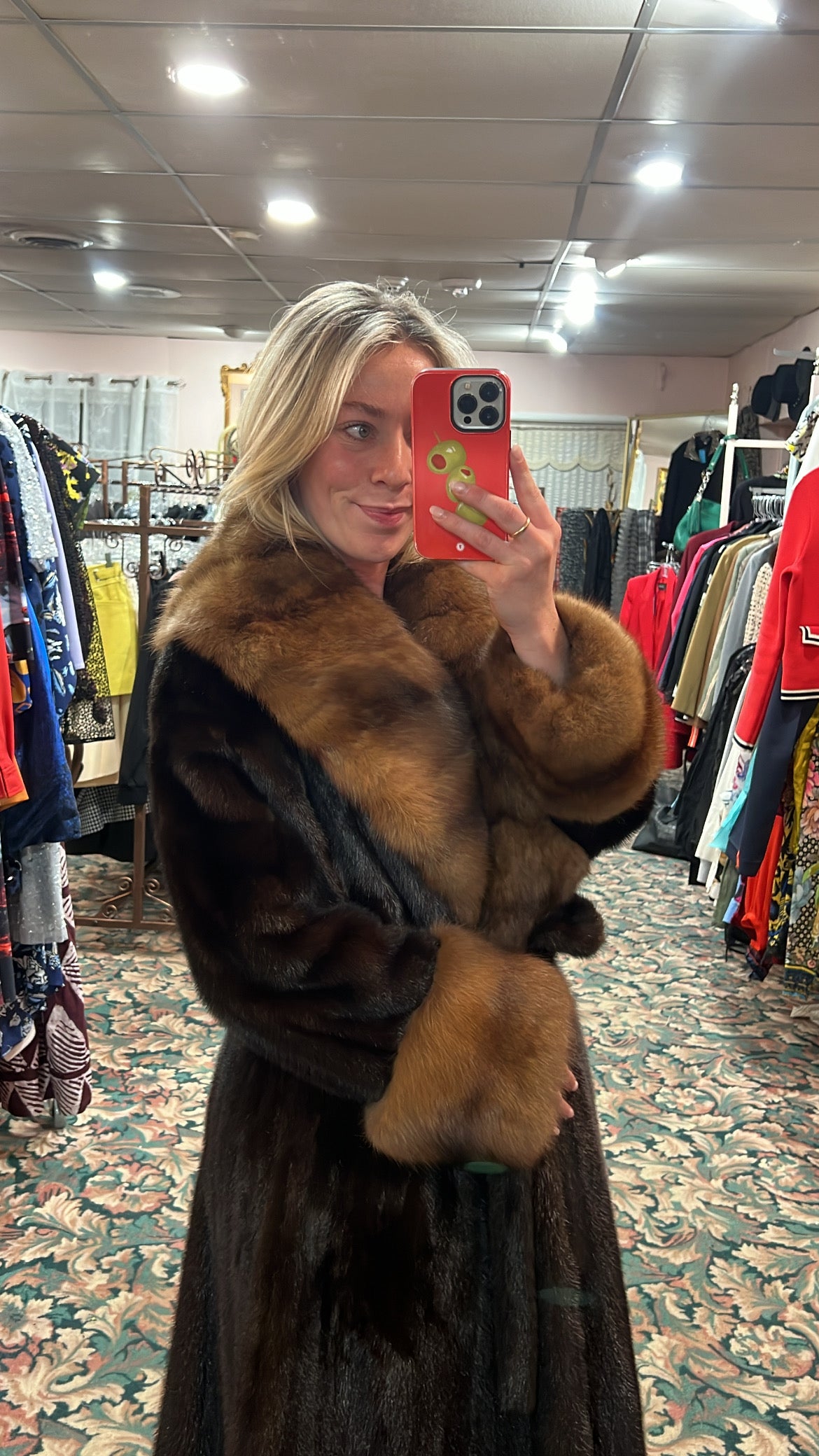 Mink and Sable Fur Coat