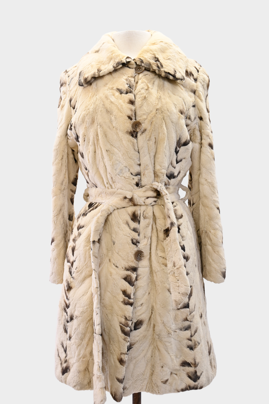 Two-Tone Sheared Mink Jacket