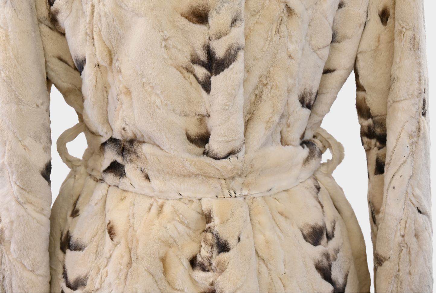 Two-Tone Sheared Mink Jacket