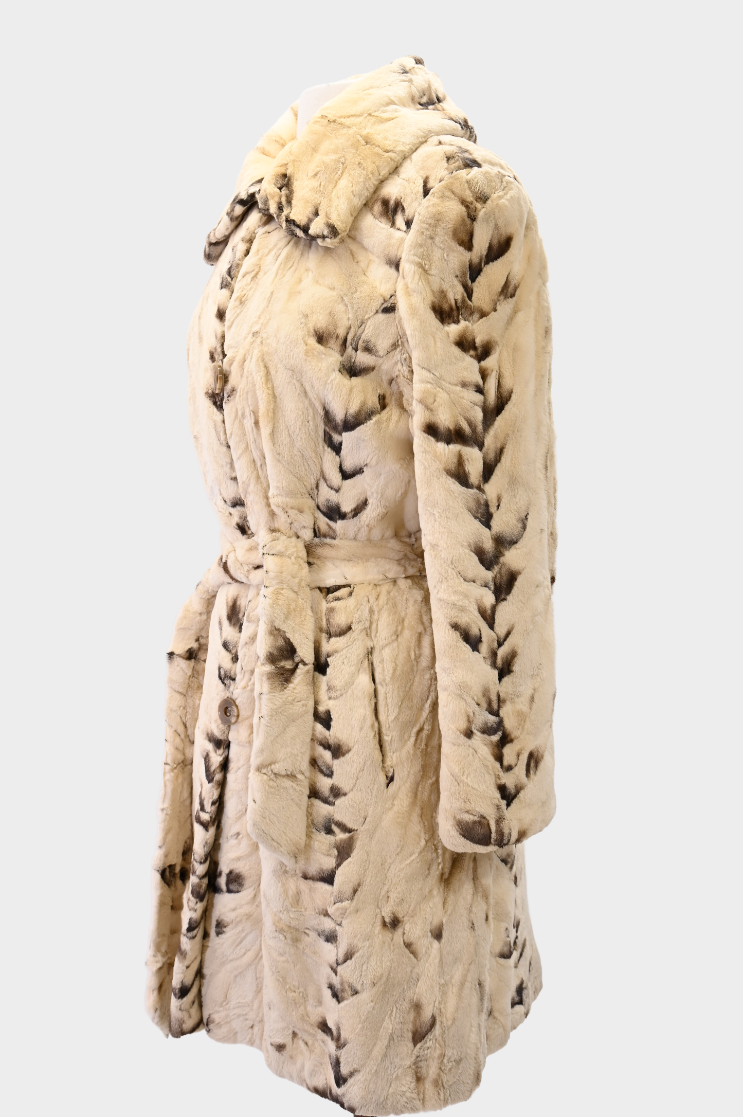 Two-Tone Sheared Mink Jacket