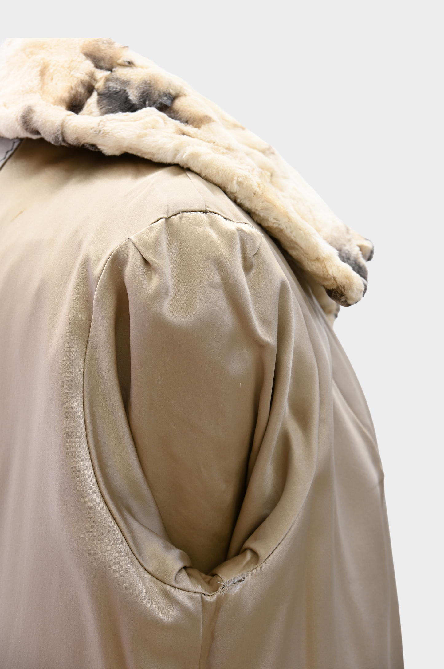 Two-Tone Sheared Mink Jacket