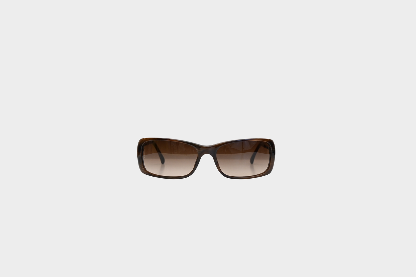 Chanel Brown Chain-Link Sunglasses