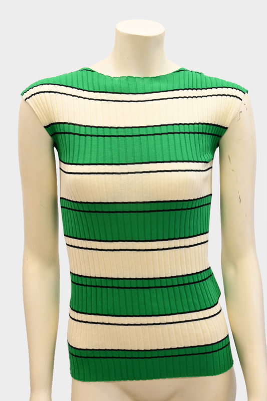 SPORTMAX Stripe Top, NWT $425
