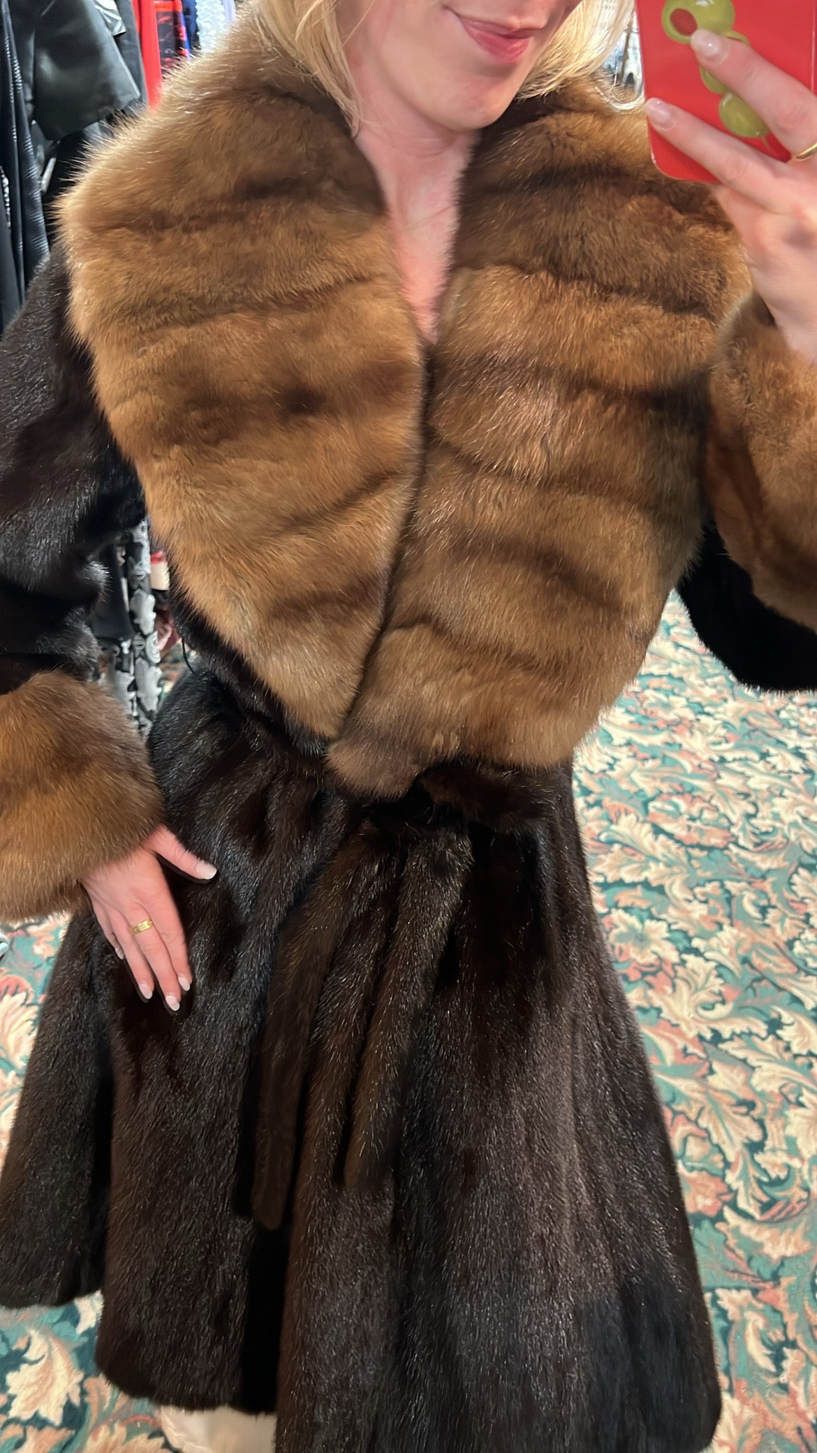 Mink and Sable Fur Coat