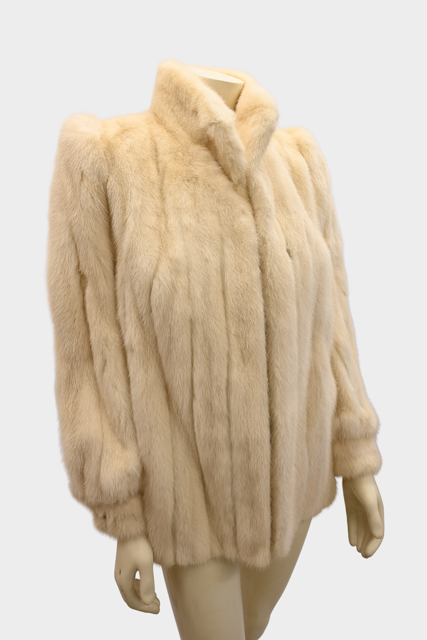 Flemington Furs Ivory Mink Jacket