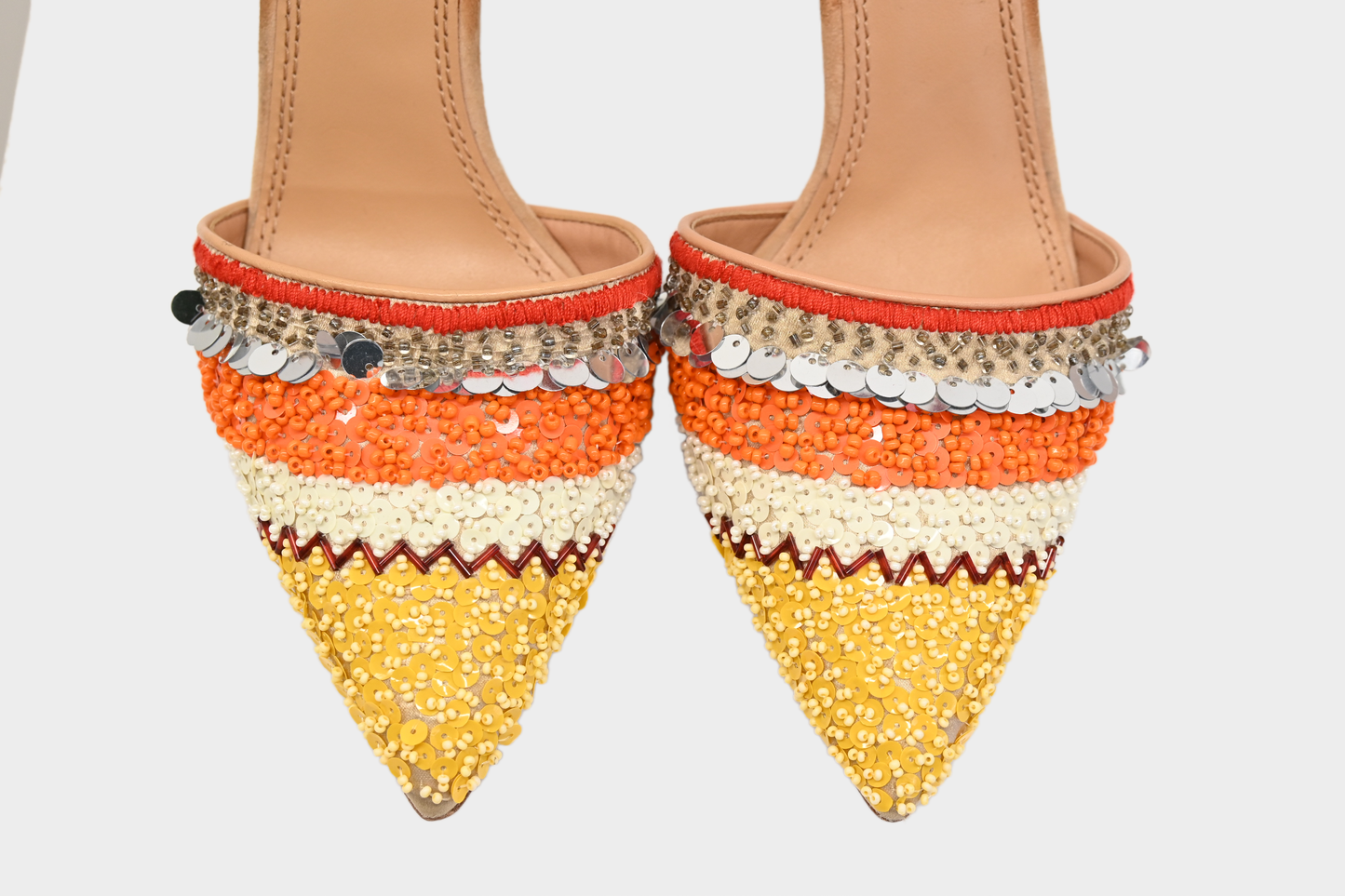 Tory Burch Isle Embellished Slingback Heels