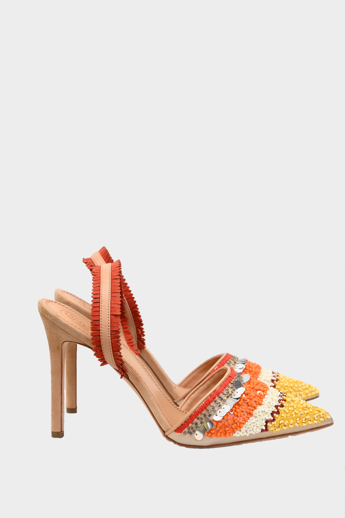Tory Burch Isle Embellished Slingback Heels