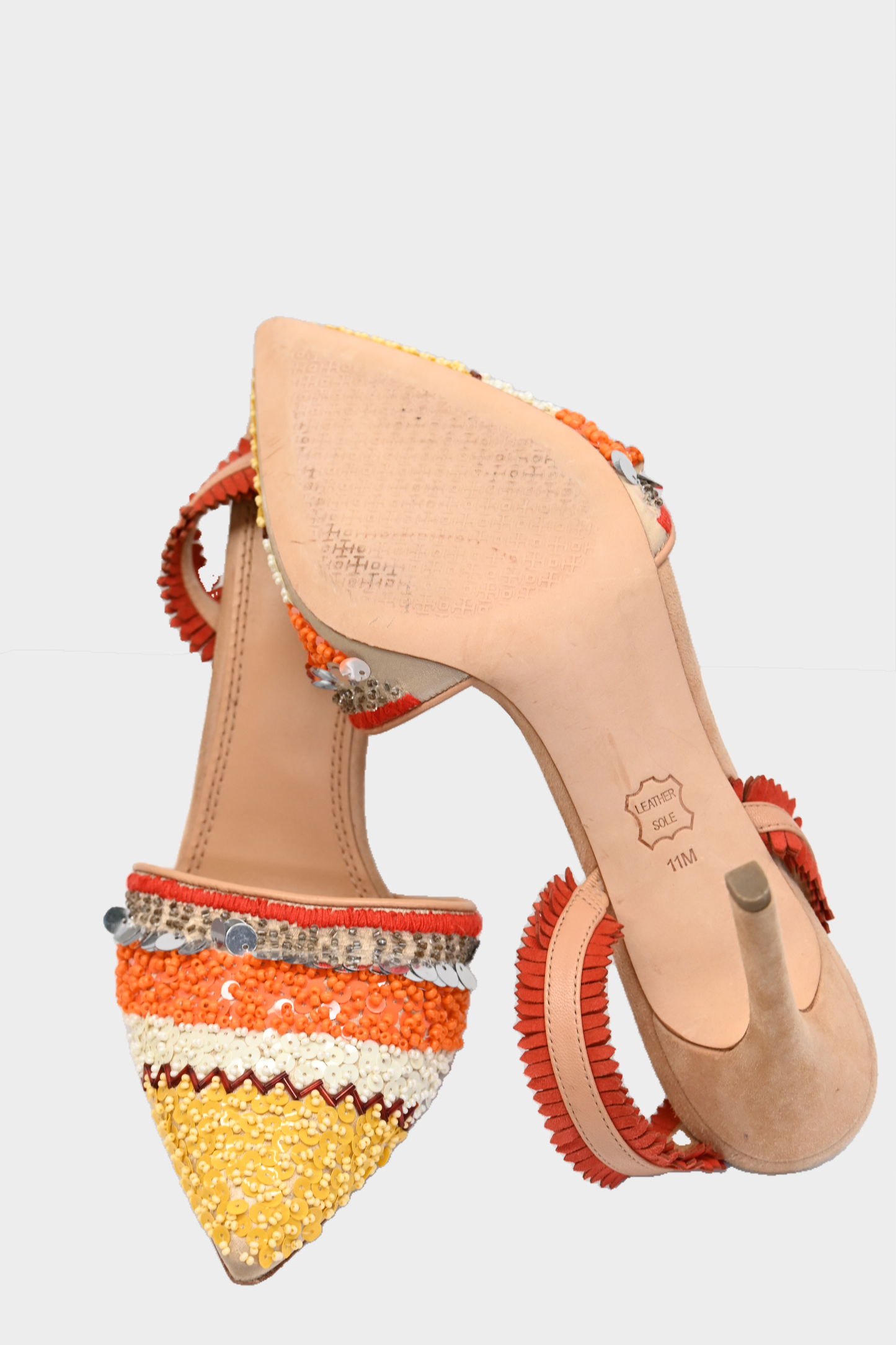 Tory Burch Isle Embellished Slingback Heels