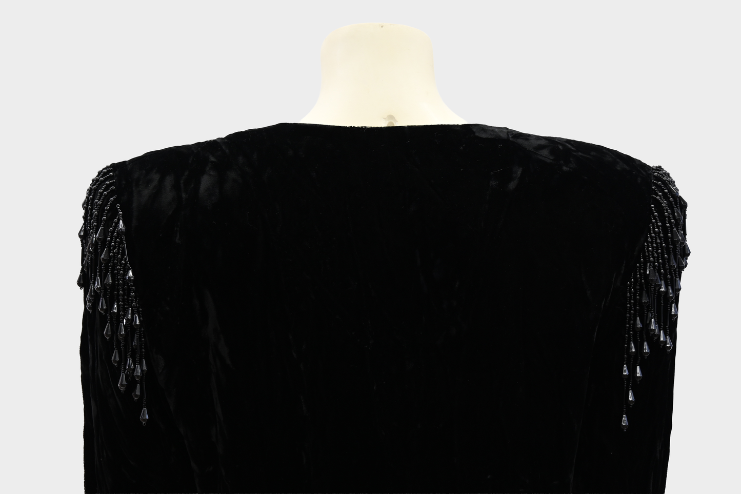 Vintage Velvet Beaded Evening Jacket