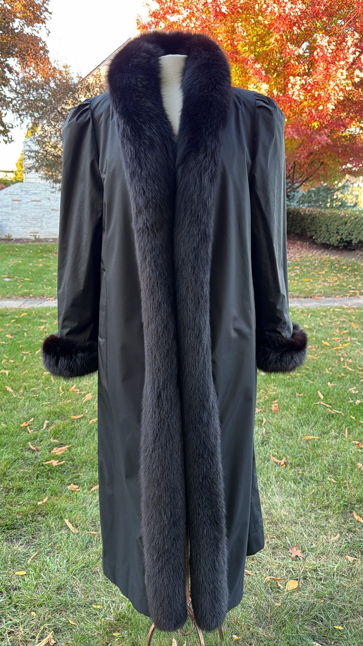 Mink & Fox Fur Reversible Fur Coat