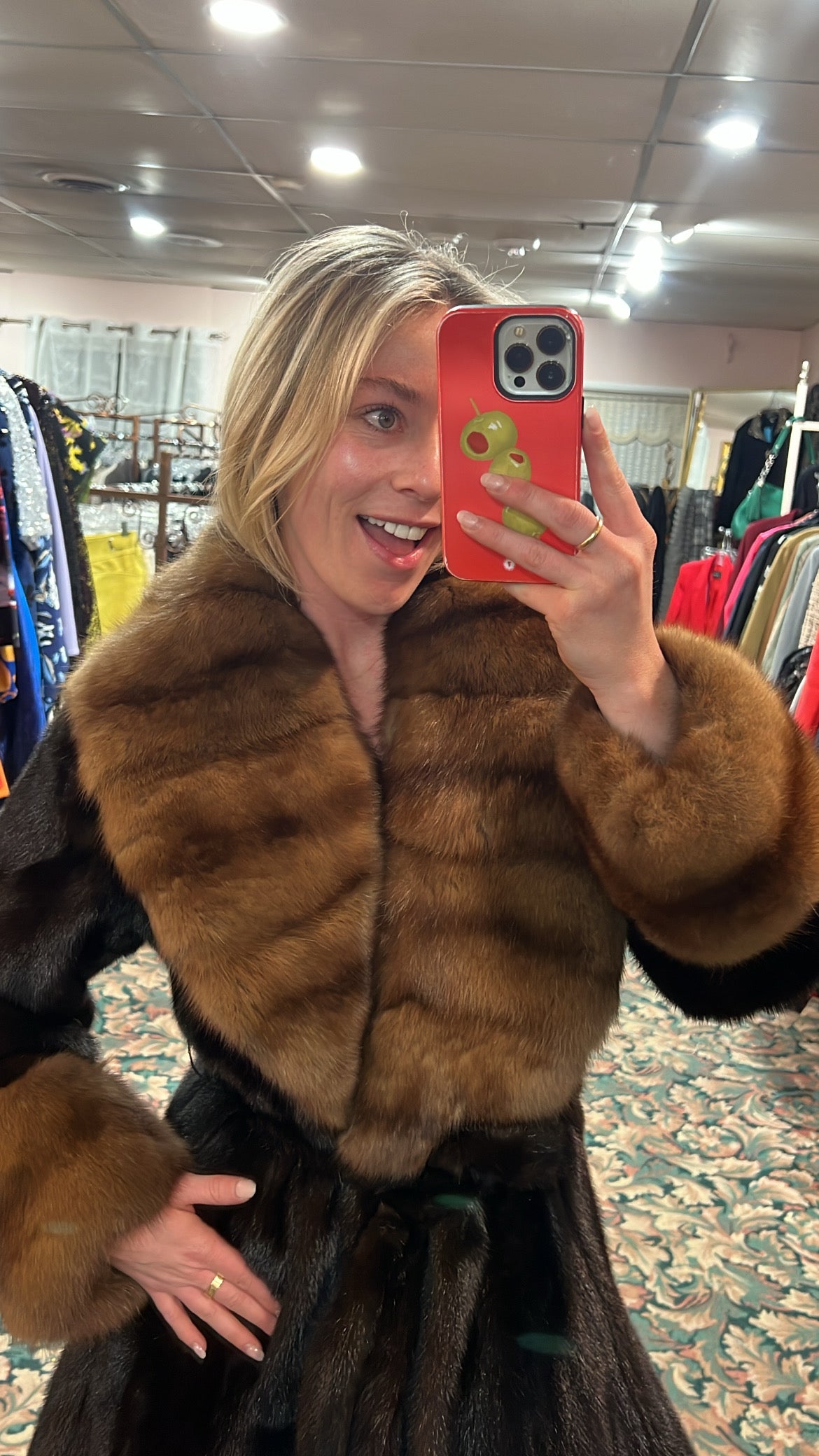 Mink and Sable Fur Coat