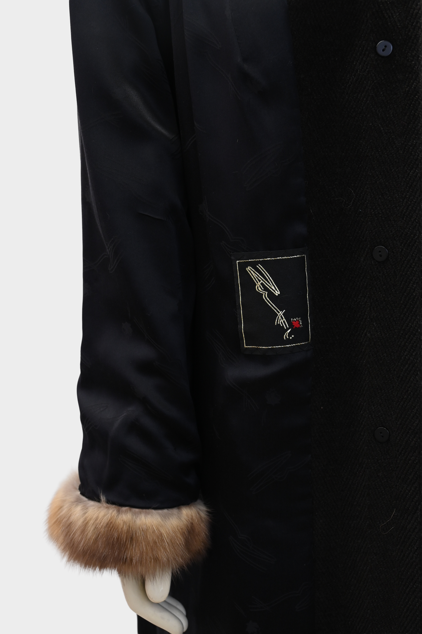 Zuki Sable & Wool Fur Coat