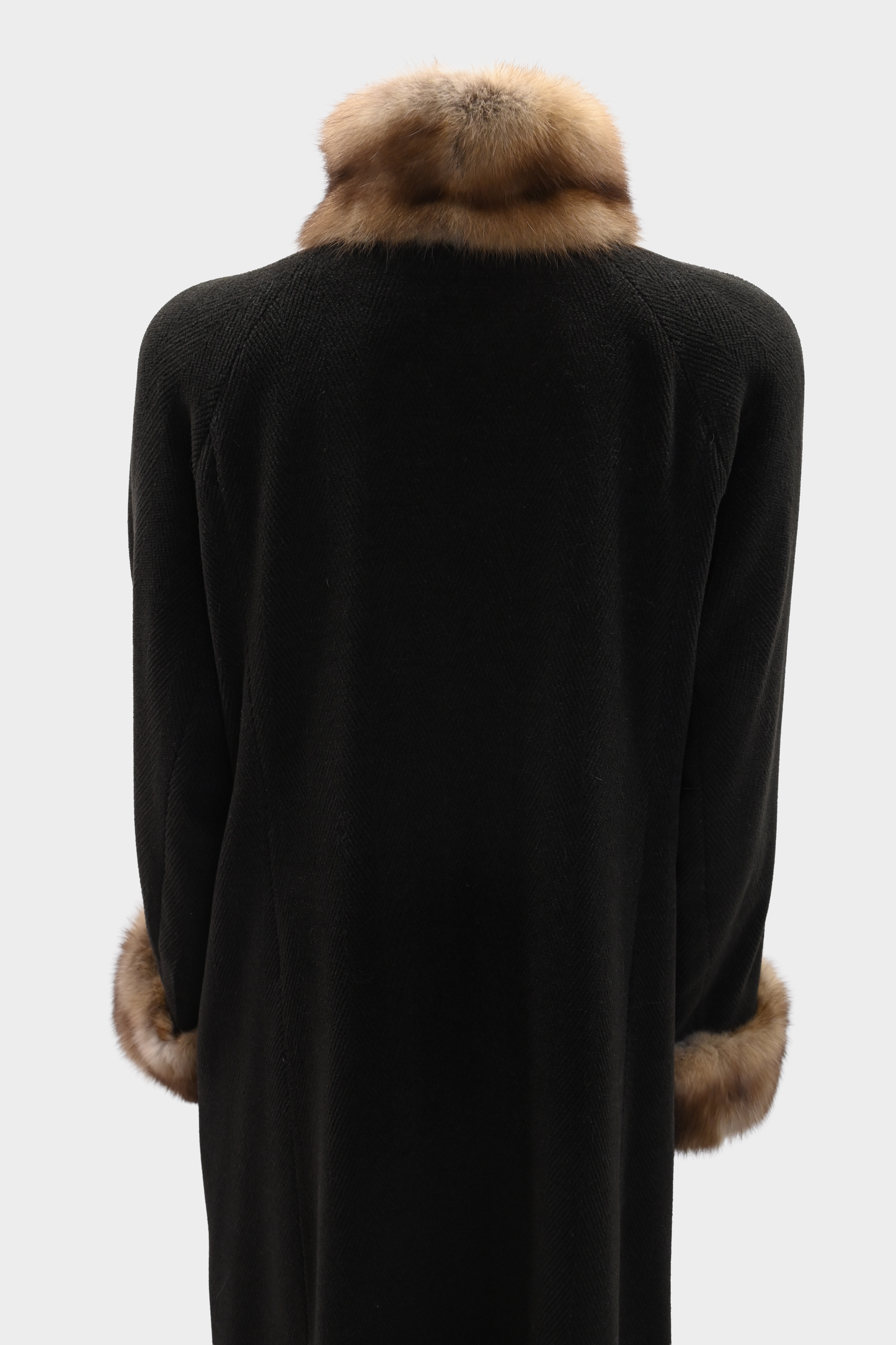 Zuki Sable & Wool Fur Coat