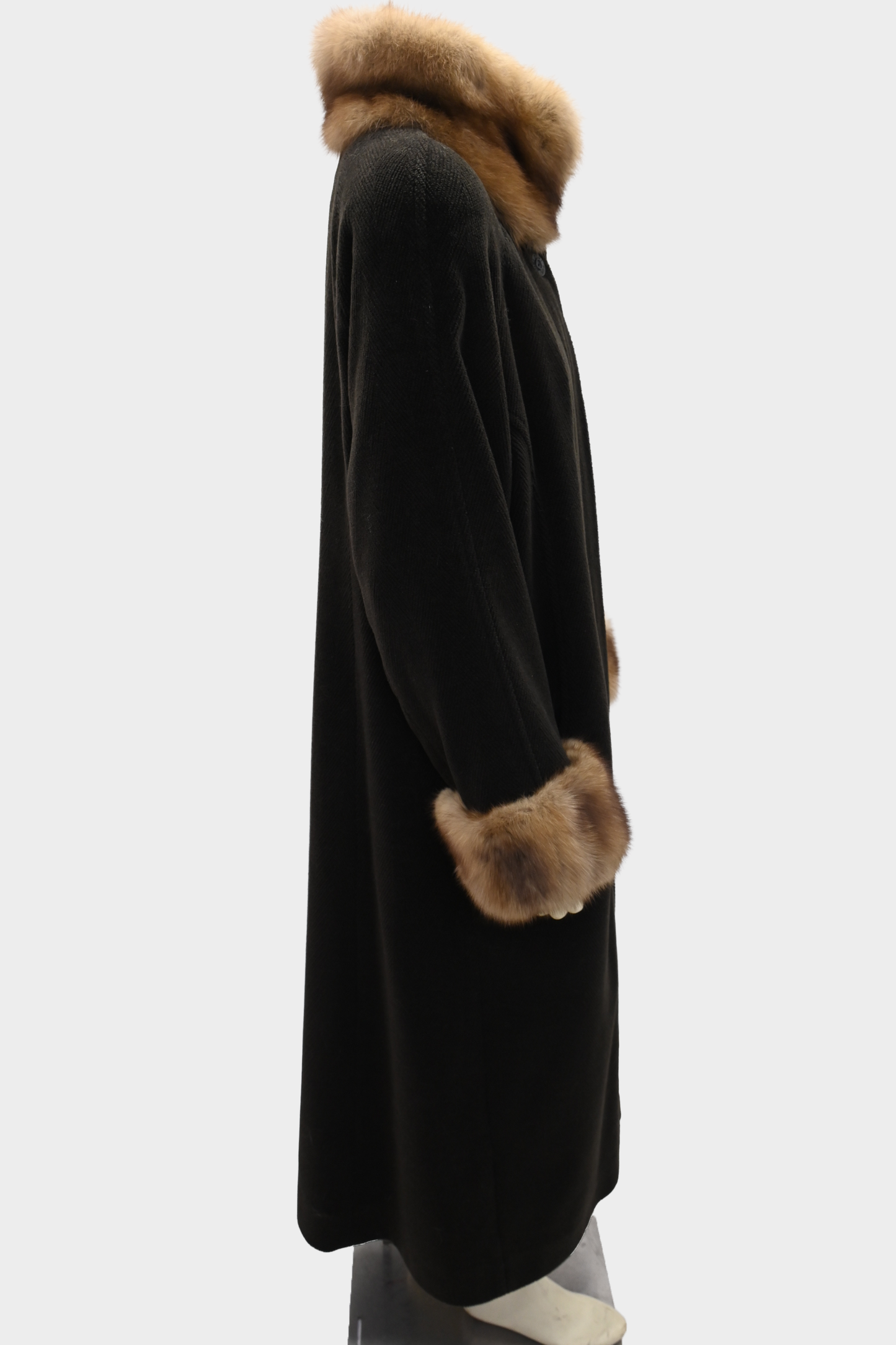 Zuki Sable & Wool Fur Coat