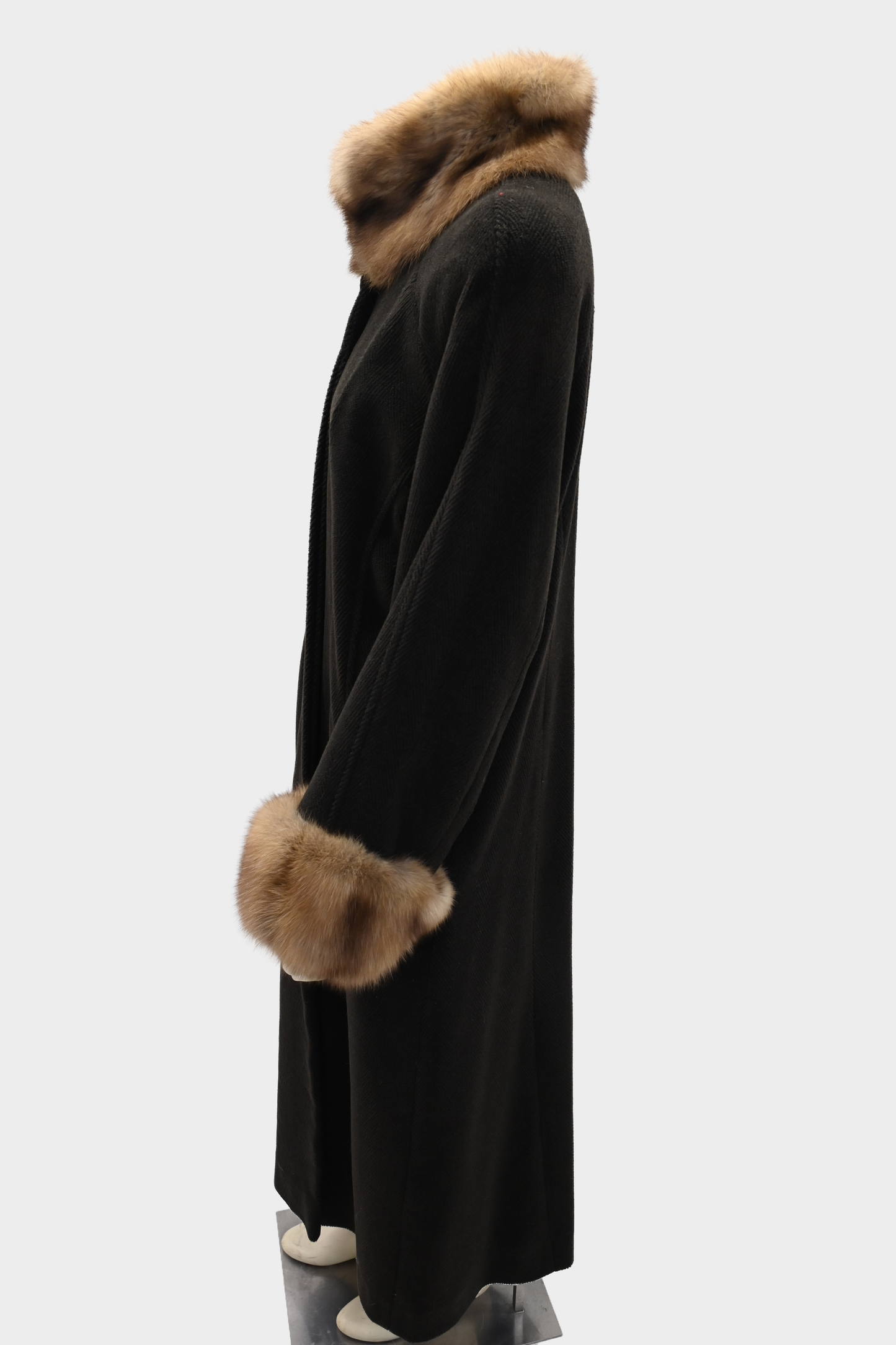 Zuki Sable & Wool Fur Coat