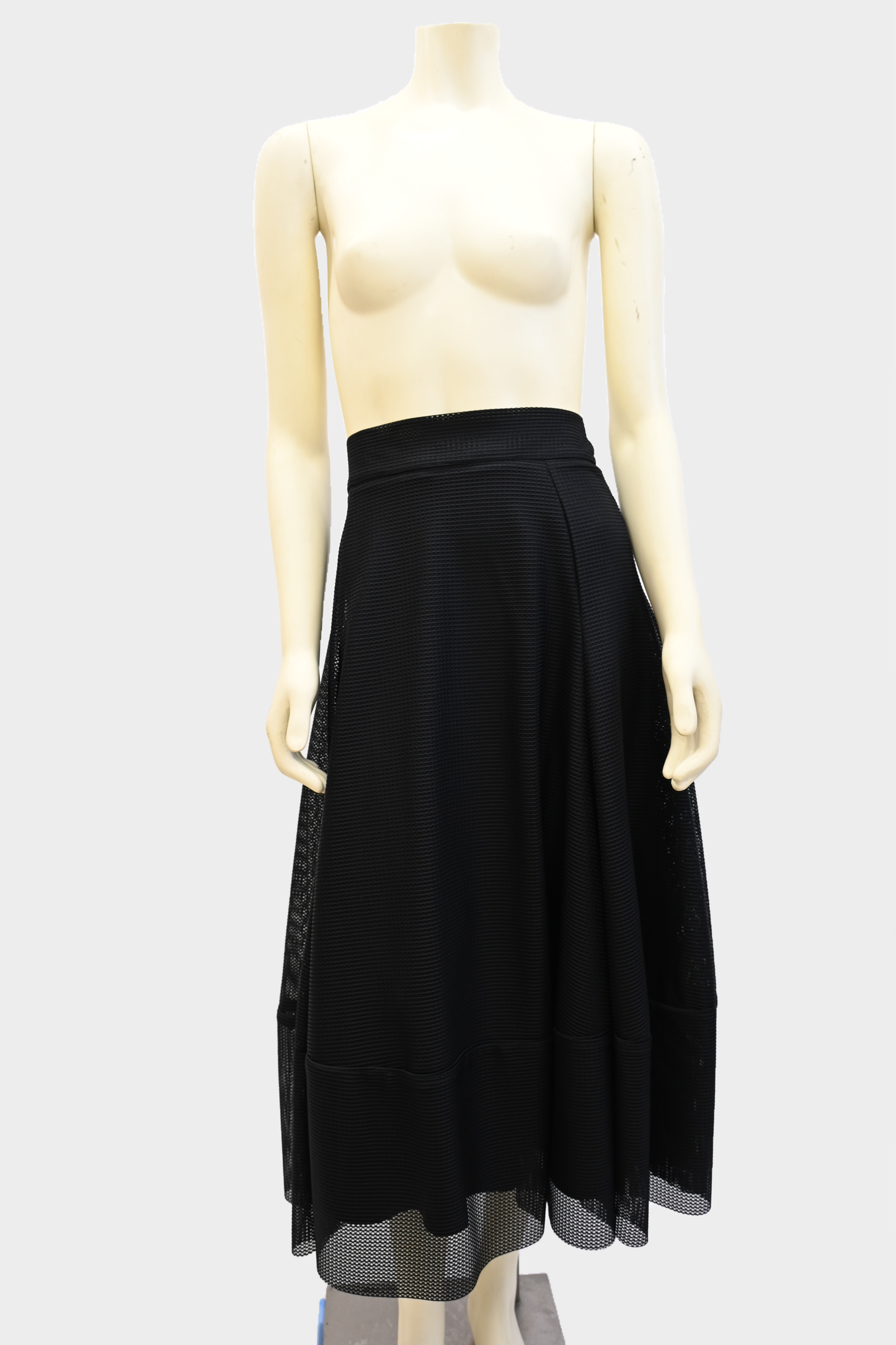 Maje Black Midi Skirt